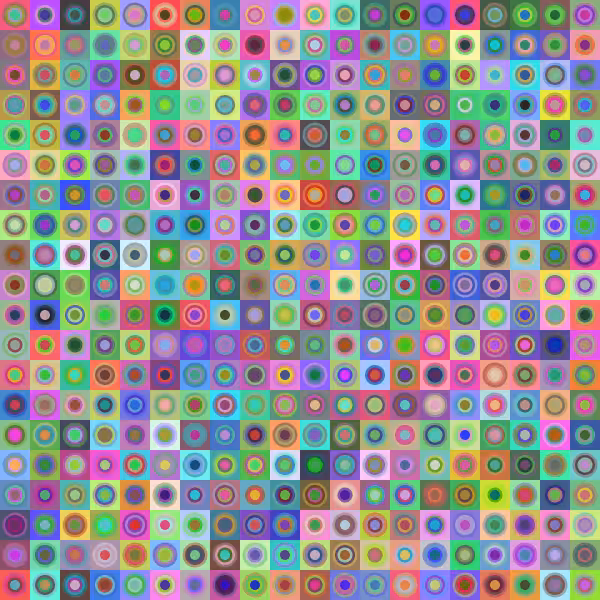 400 circles  #1