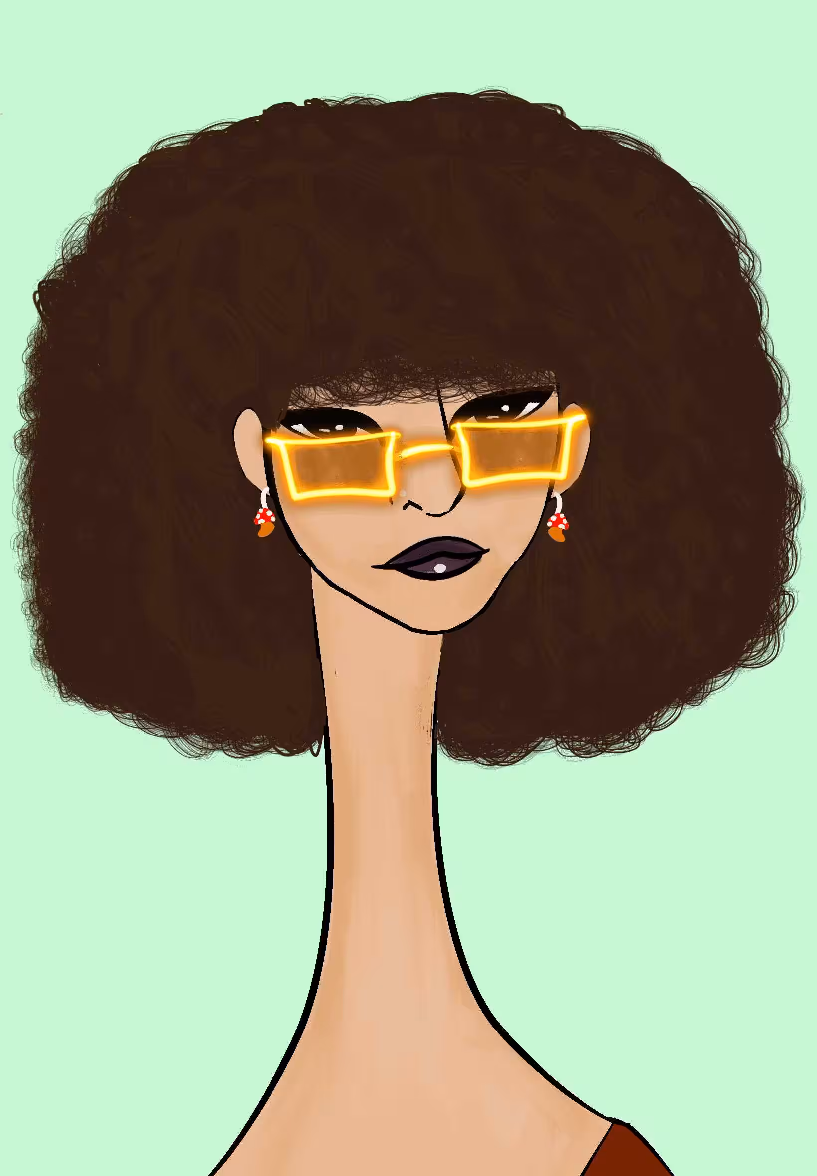 Long Neckie Ladies: Long Neckie Lady #3133