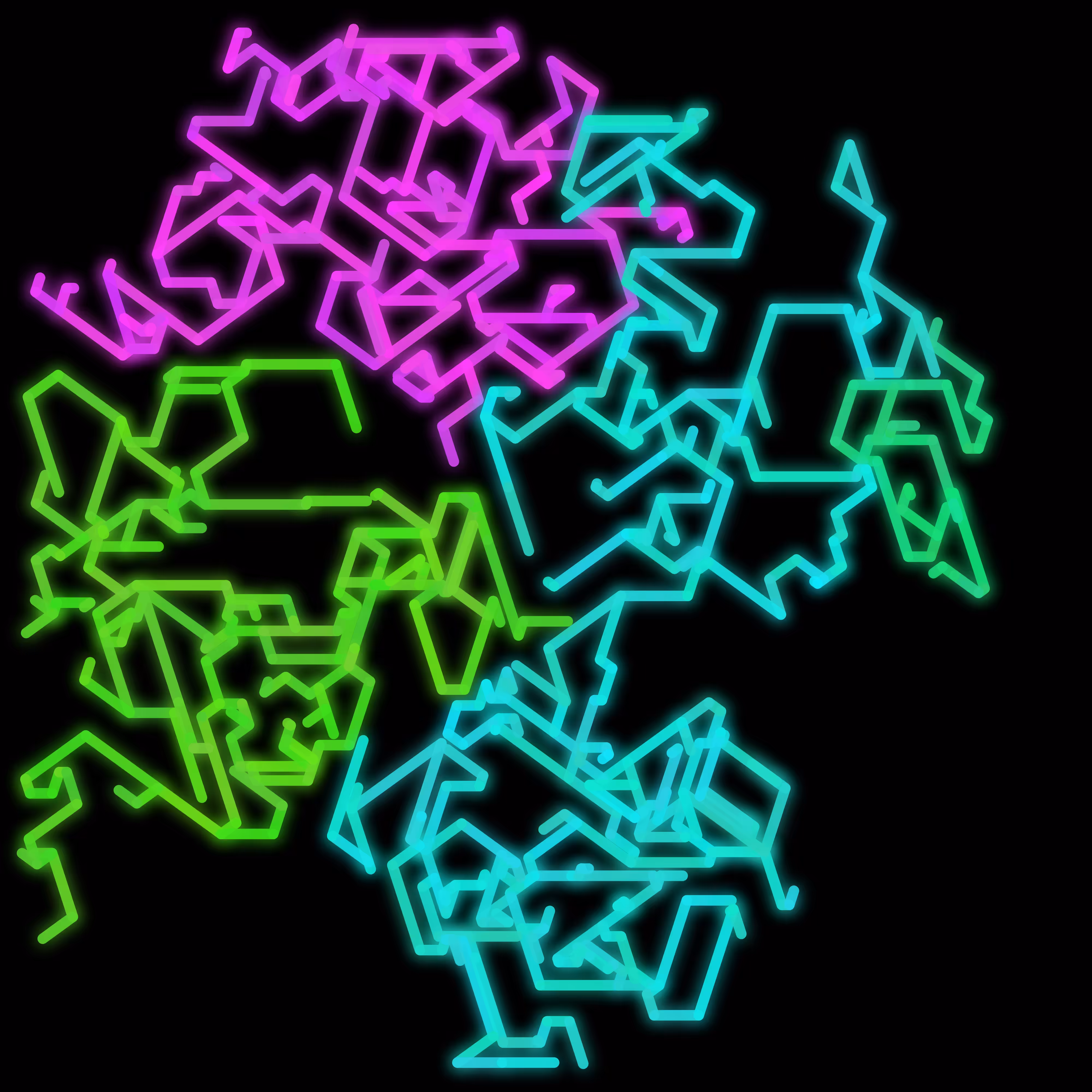 Neon Branches 200