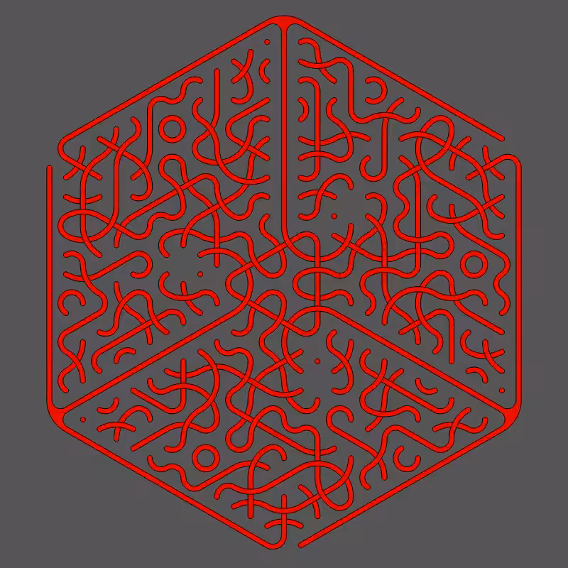 Threefold Symmetry - Dark Variations #29