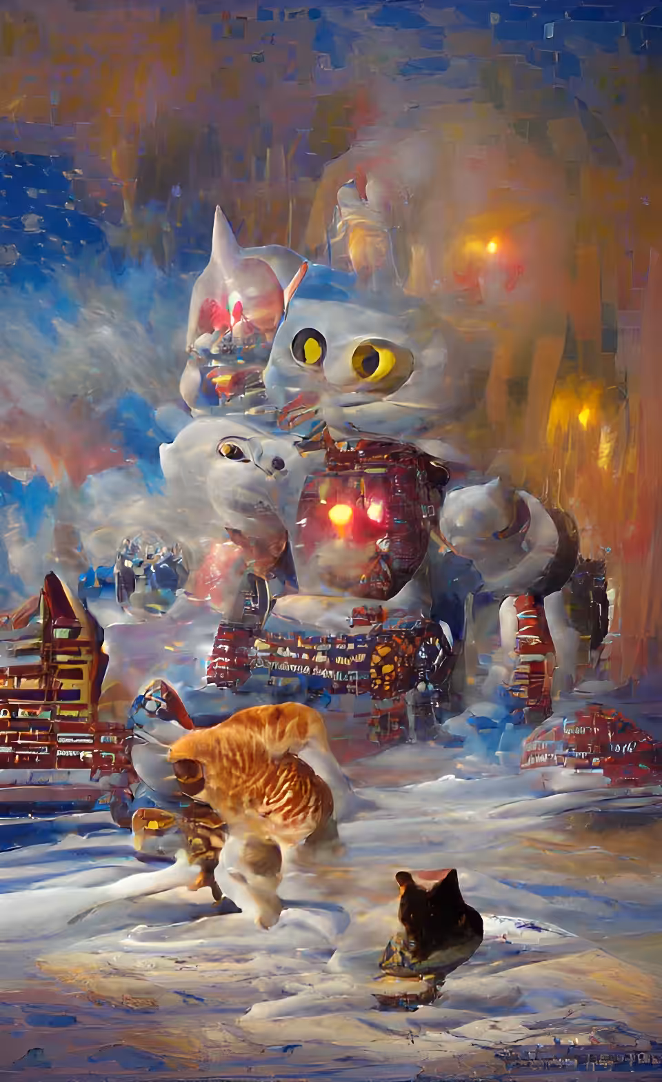 Cats Fighting Stuff I