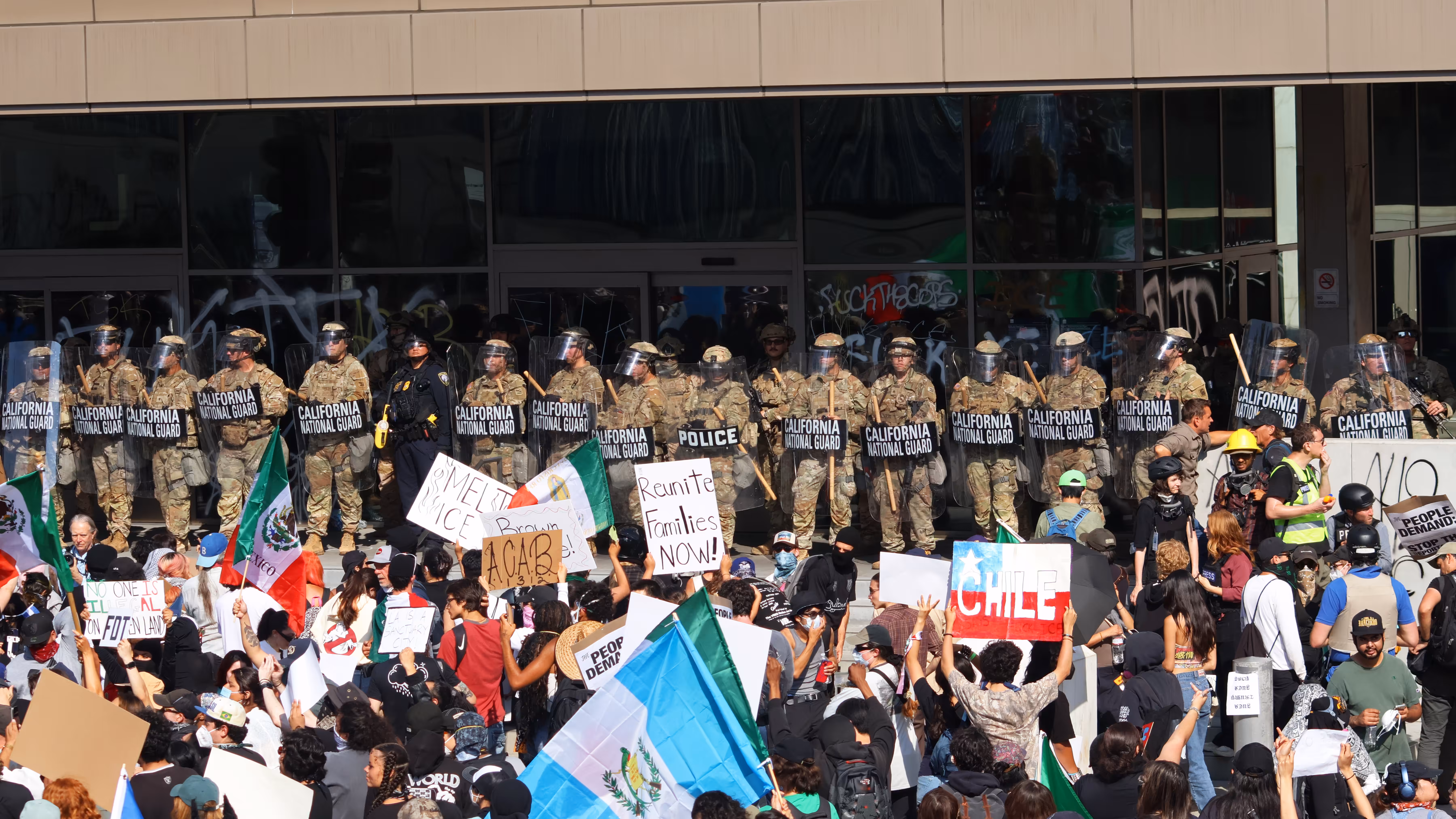 LA Editorial: Anti-ICE Protest in DTLA