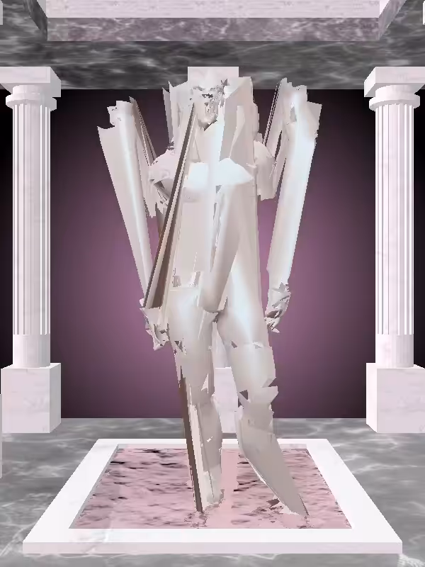 HeavenComputer: The Excited Matte Ivory Man #2103