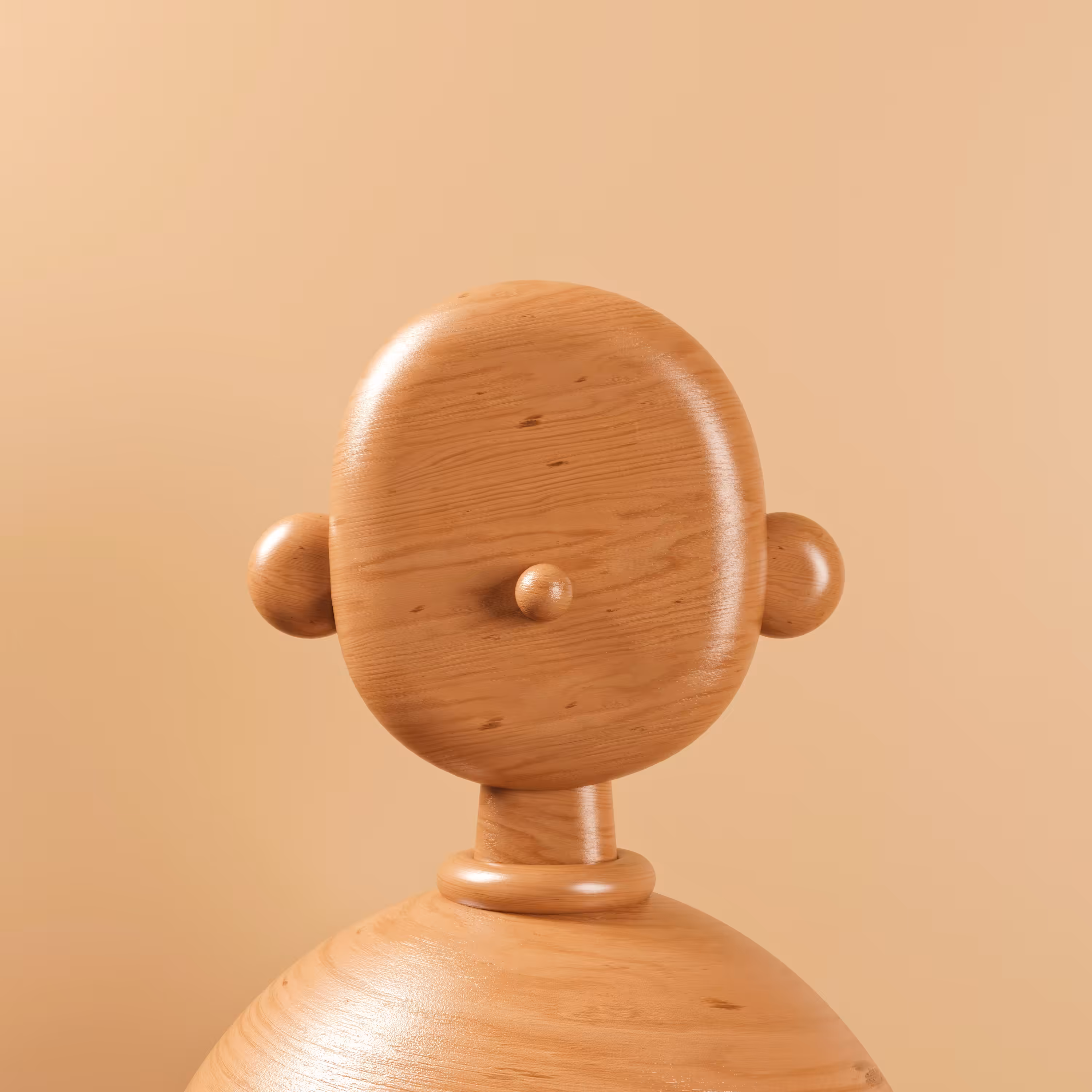 Wooden Toy Face