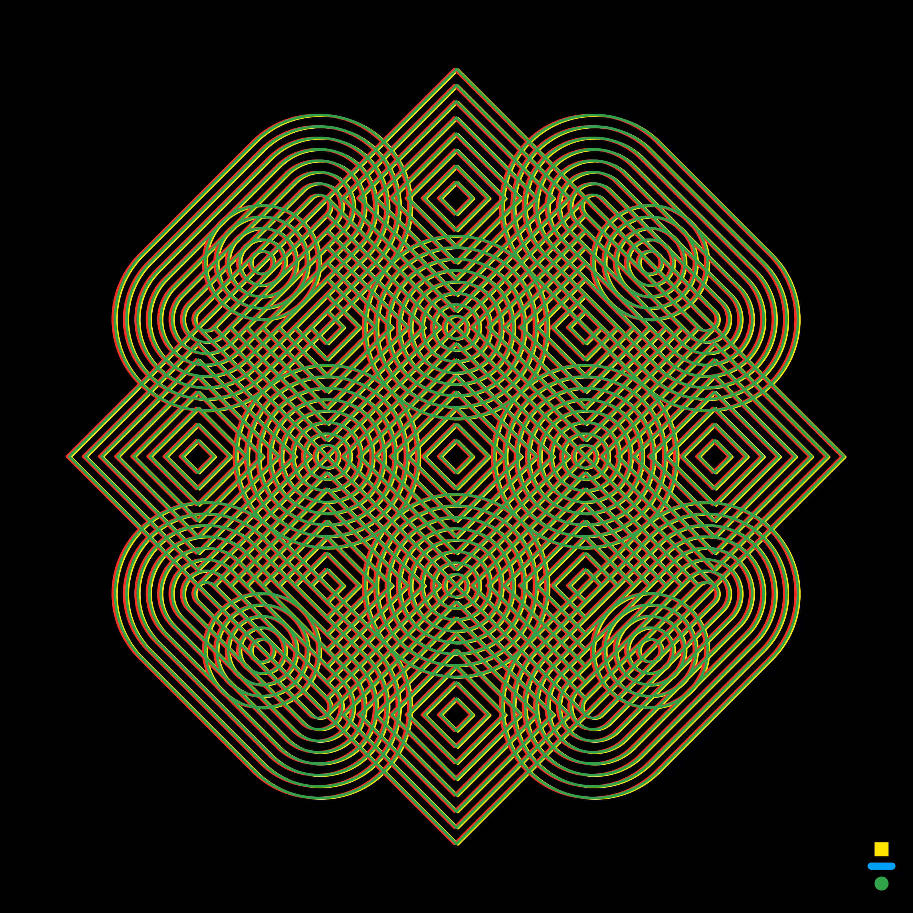 June 8: 2-4 Quad Moire Grid