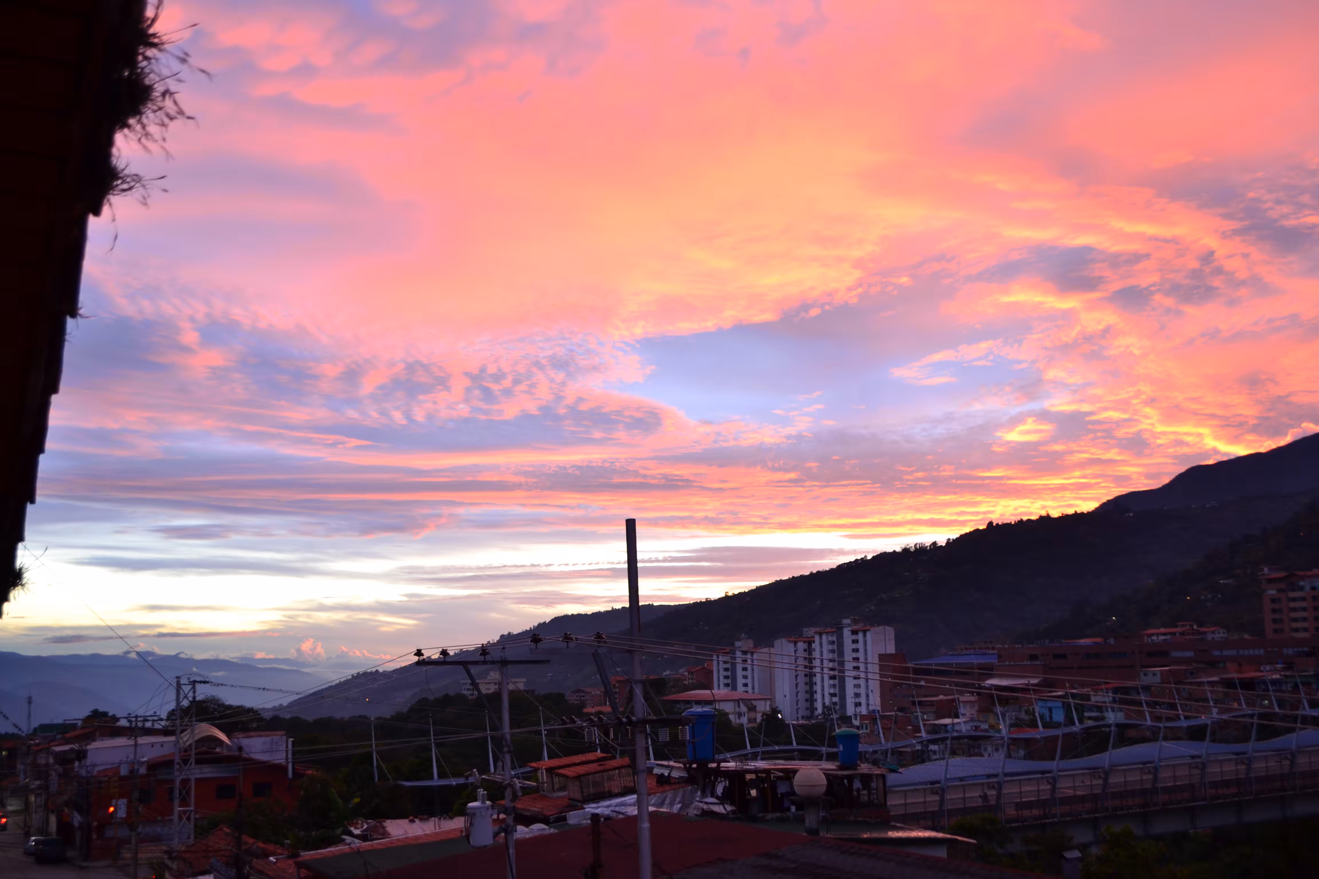 Atardecer desde mi estudio