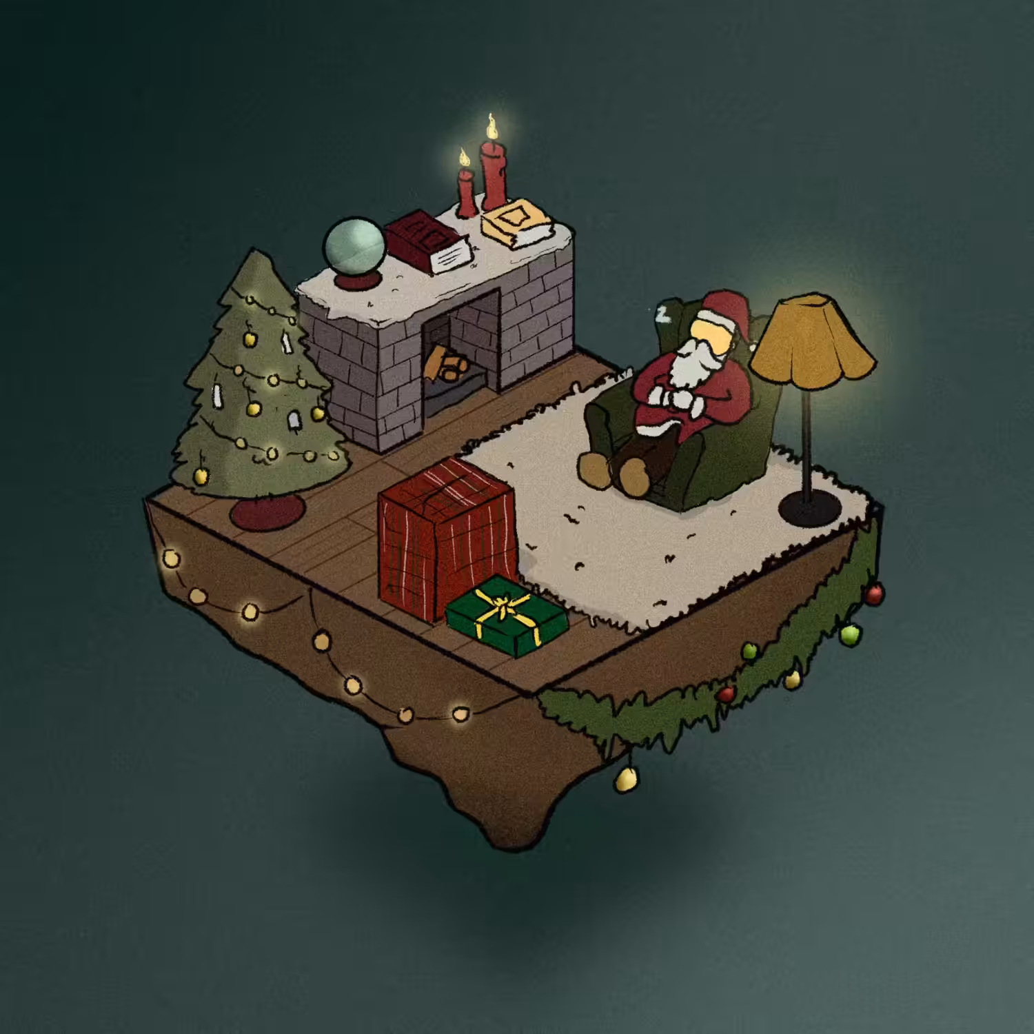 Special Lofi Roomie #Xmas ( Sleepy Santa )