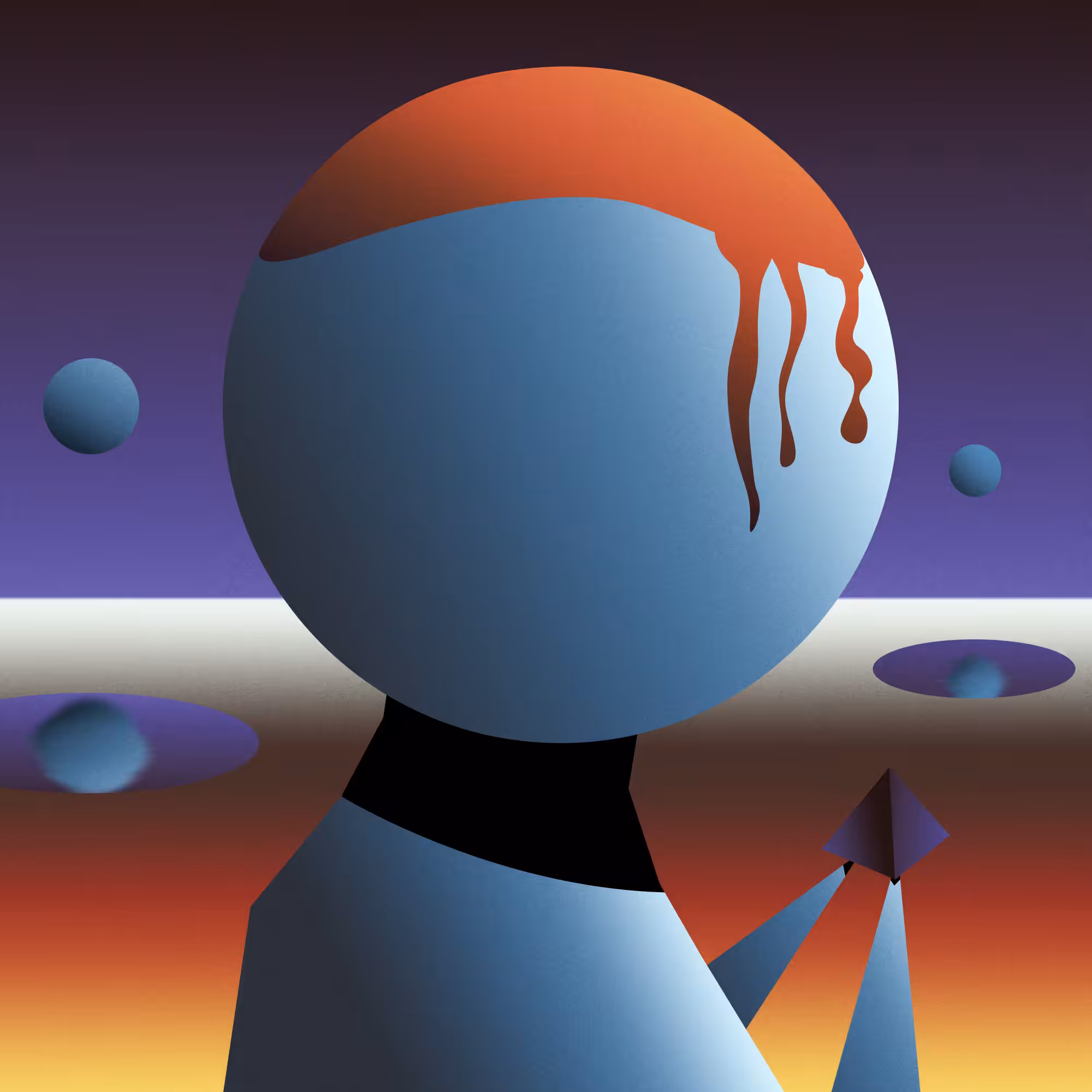 Thought in hands