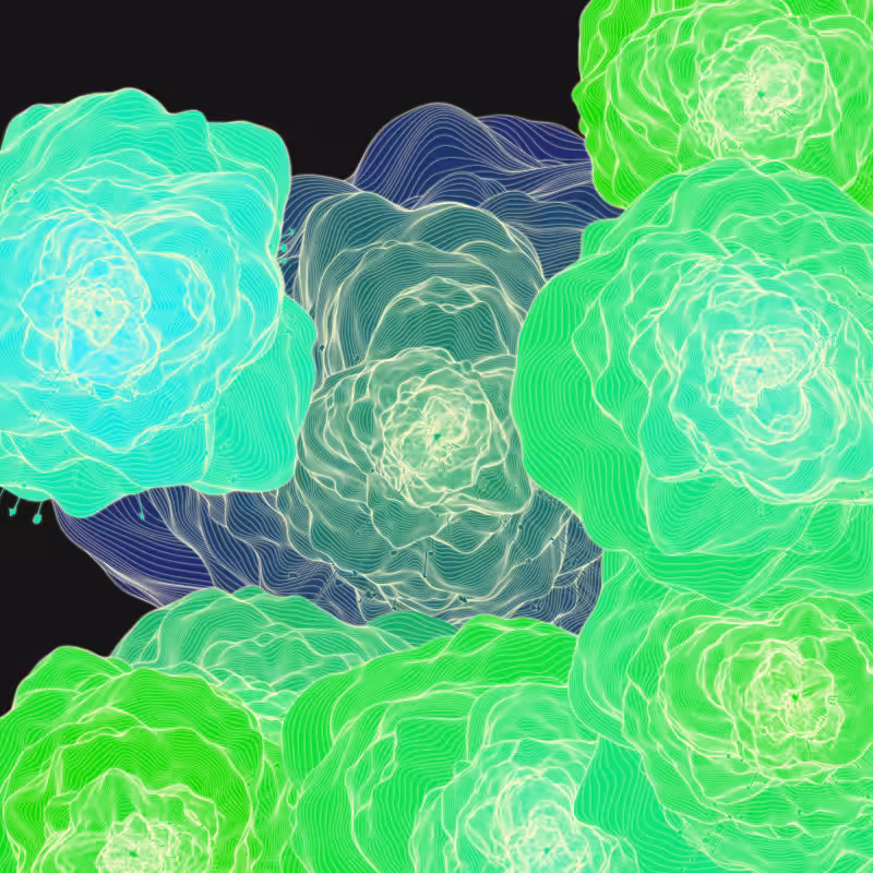 Bouquet of digital flowers #9