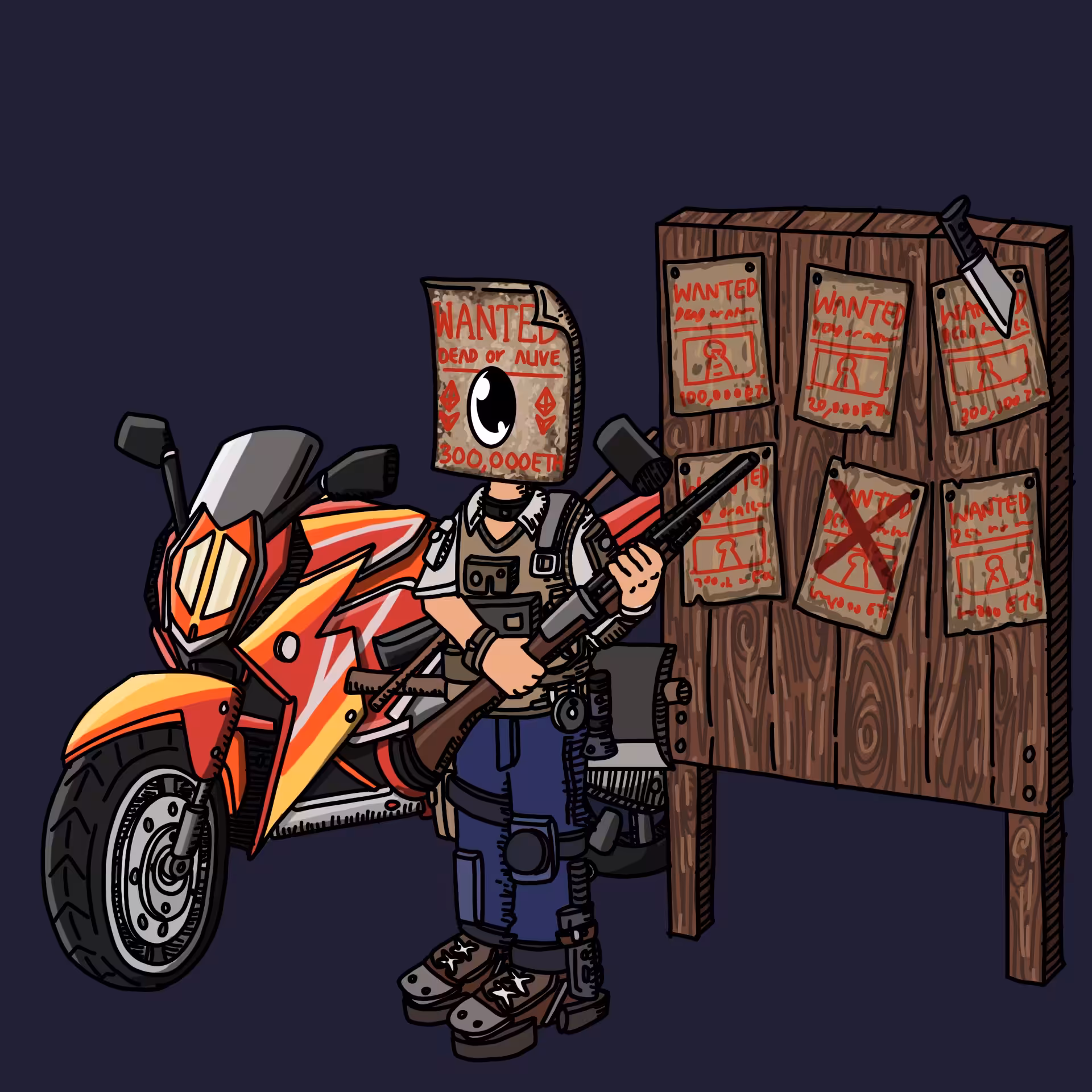 One eyed guys: Bounty hunter OEG