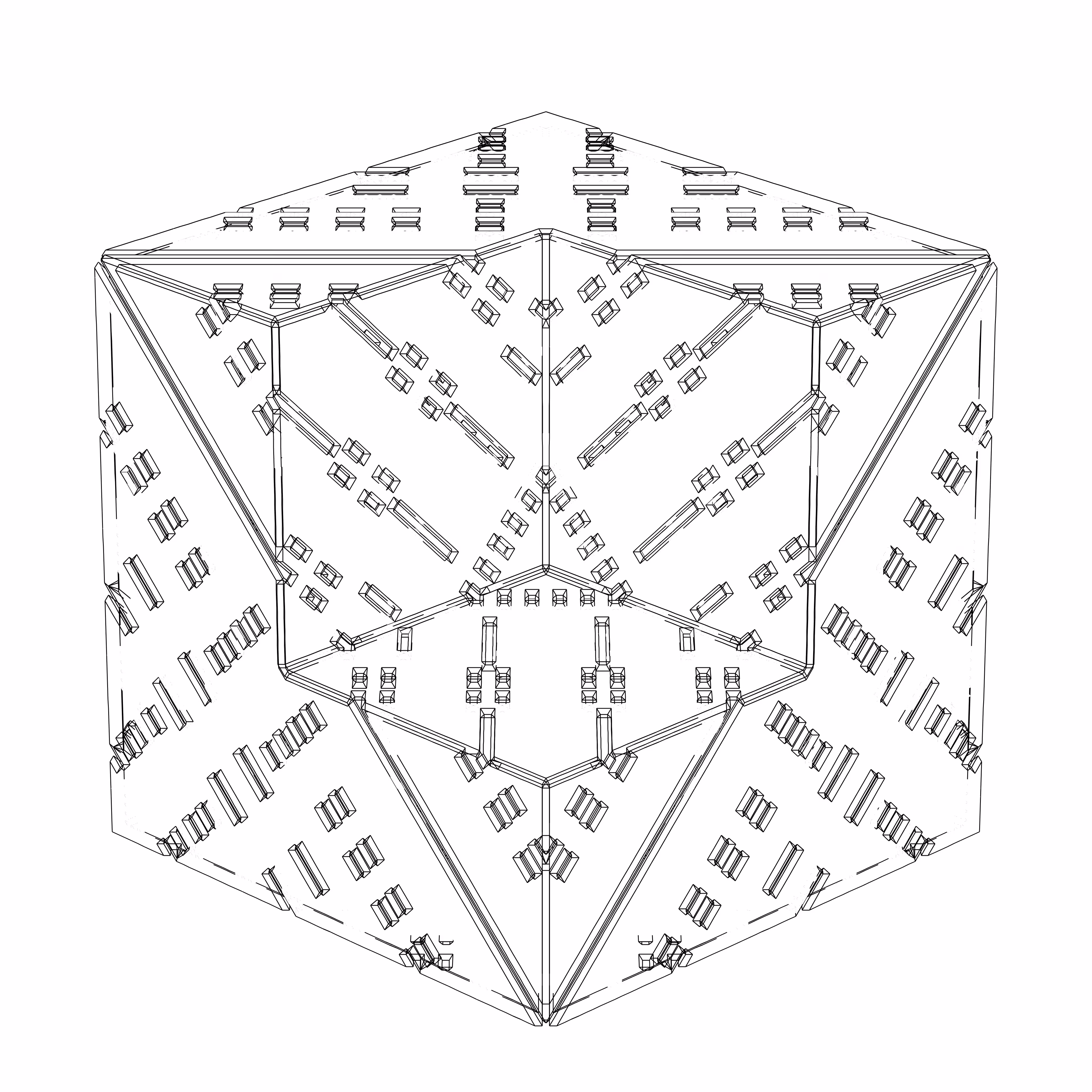 LL21 Alien Art Cube #42