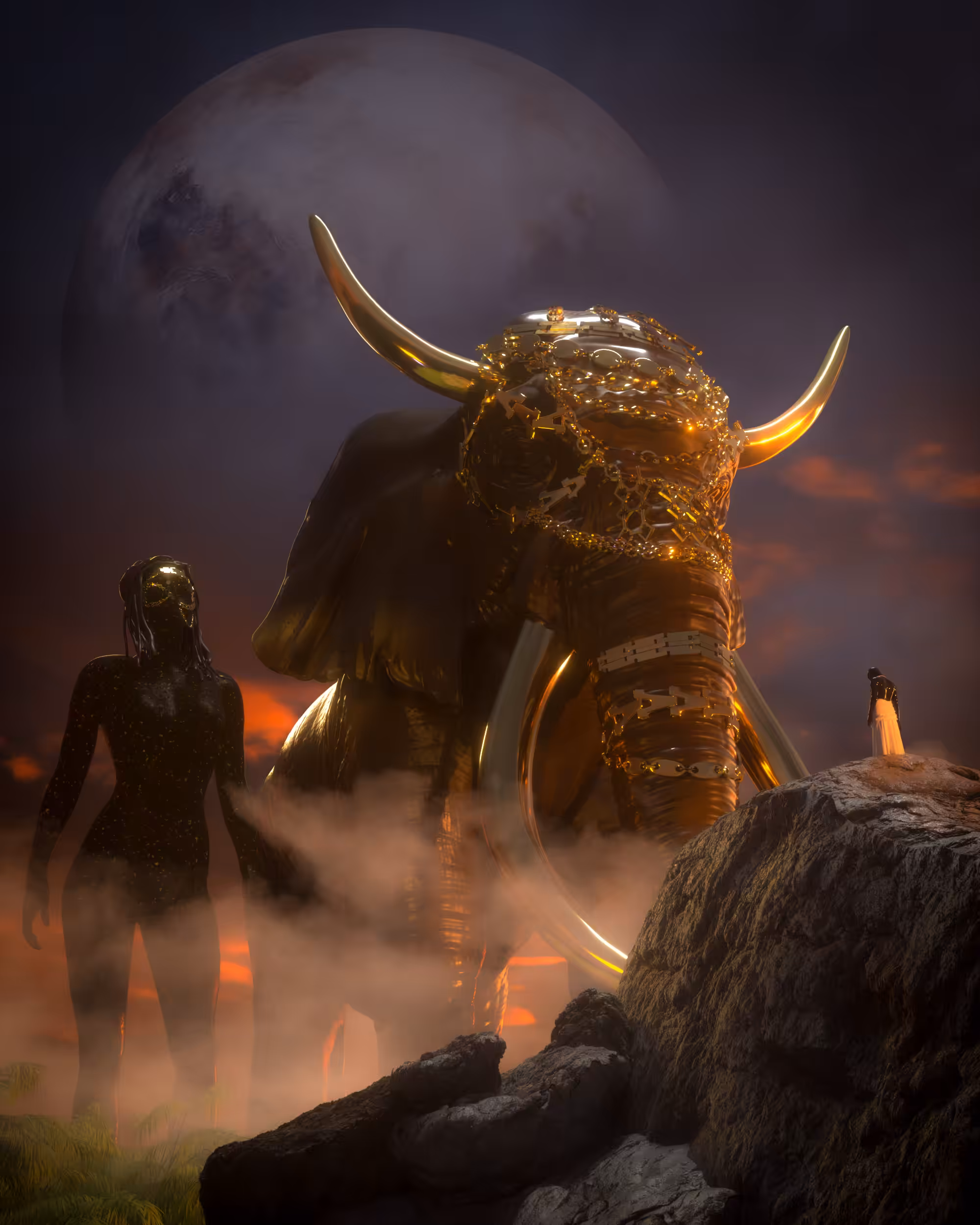 Mighty Mawu Meets the Guardian Gods