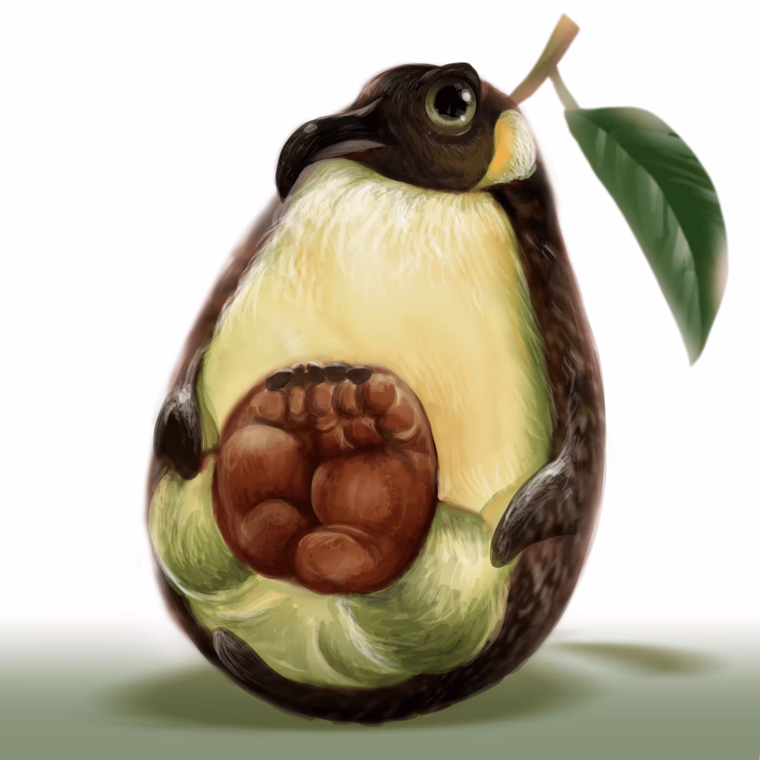 penguin avocado