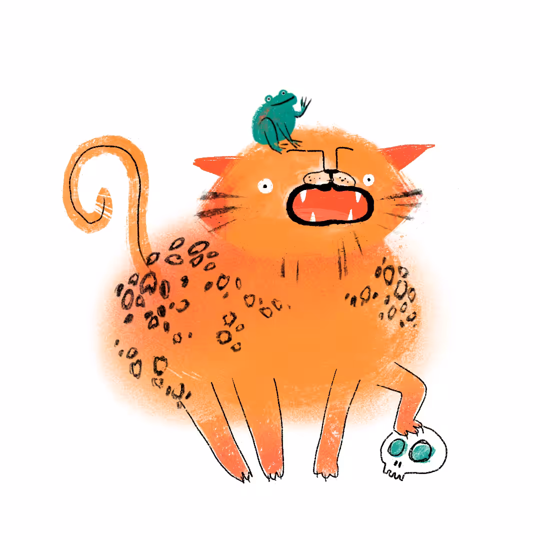 imaginary striped animals #14