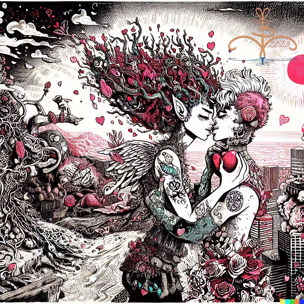 Soft Whispers of Love: Silvery Blossoms