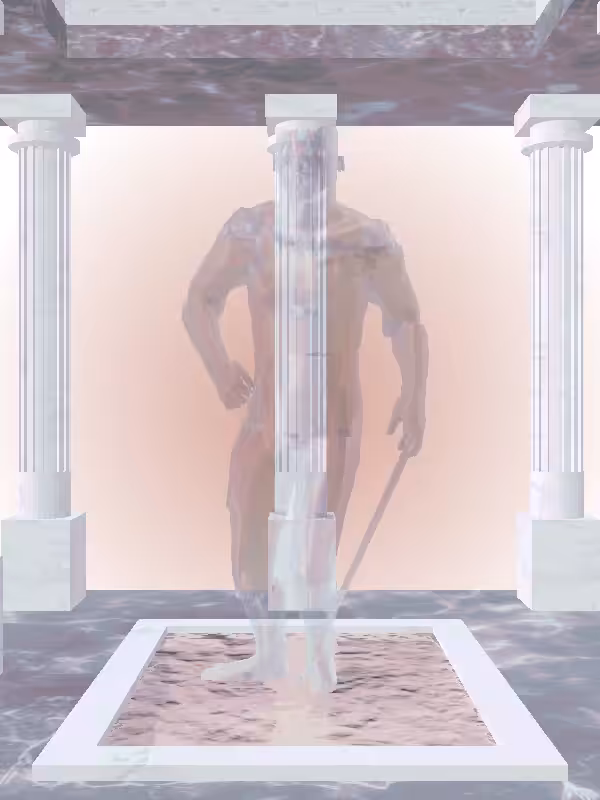The Fading Injured Holographic Glow Man #2686