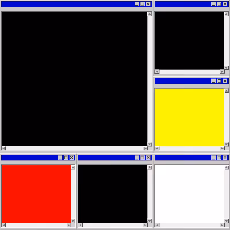 Mondrian's Desktop #7