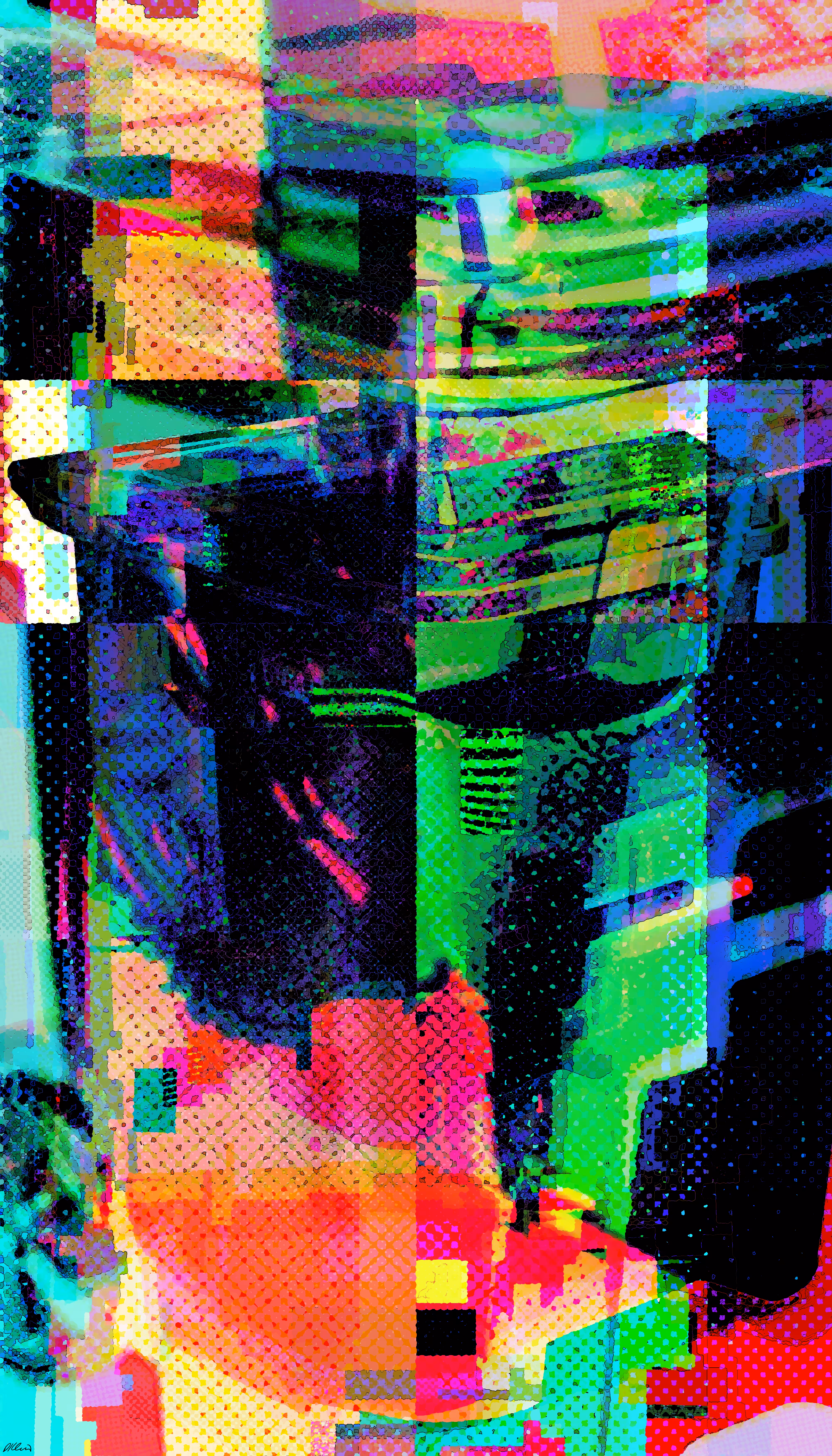 Merged Fragments of a 64 Gallon Toter