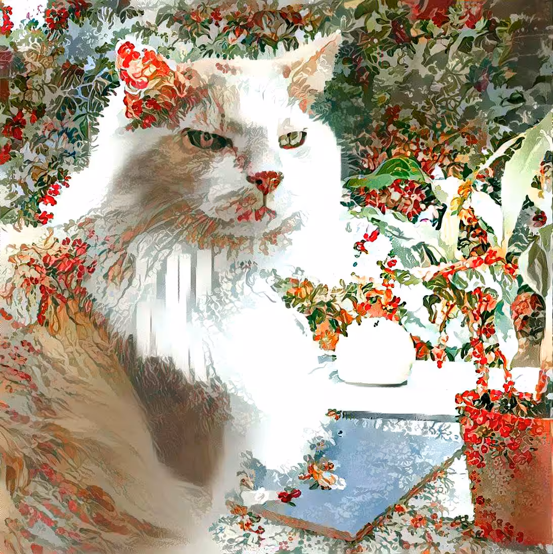 Flower Cat