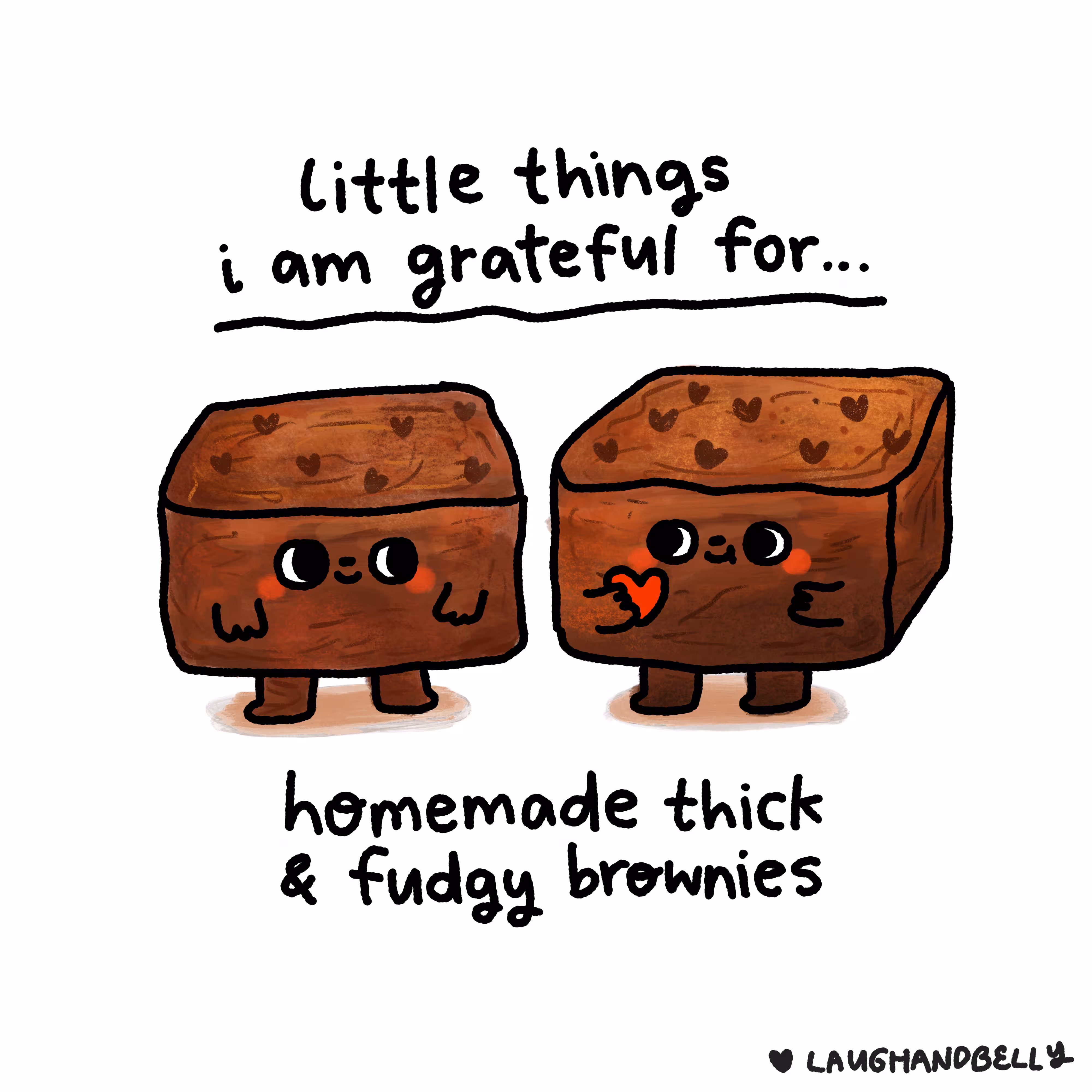 little things i am grateful for: Homemade Thick & Fudgy Brownies