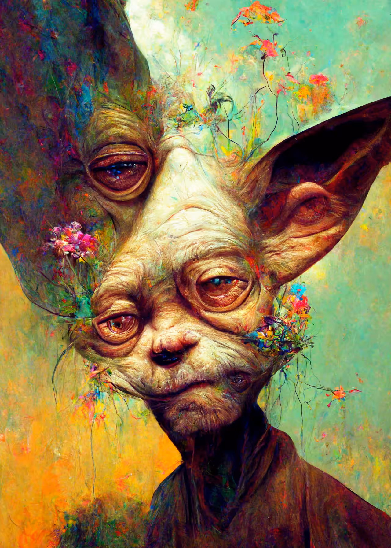 flower power Yoda