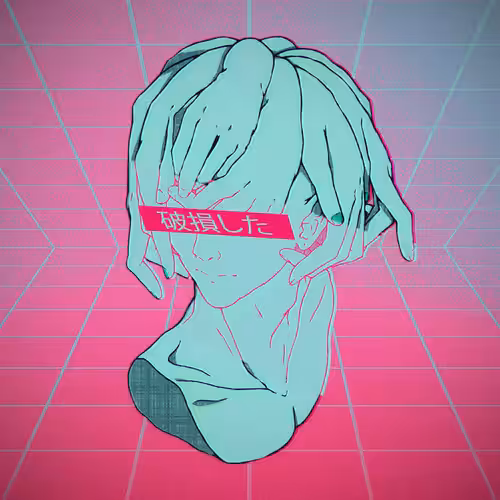 Vaporwave Bust