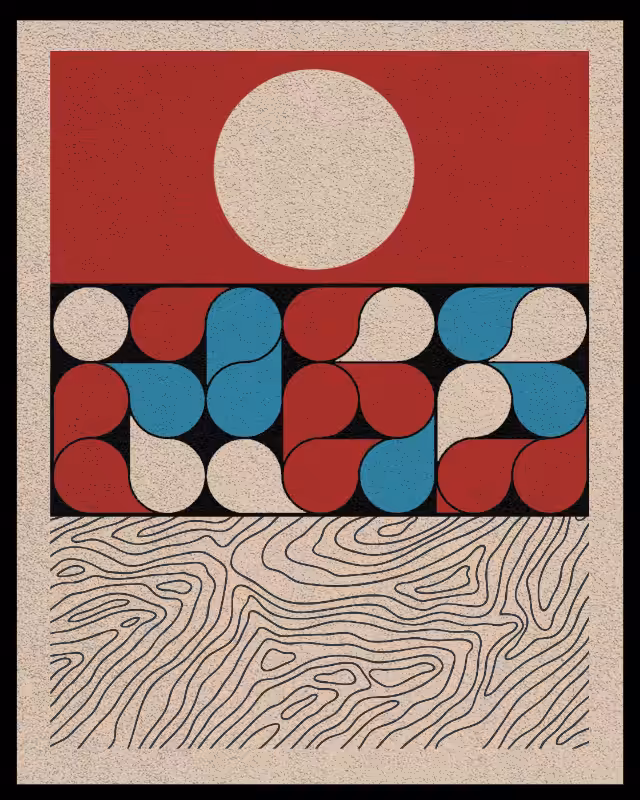 Bauhaus art #red #55