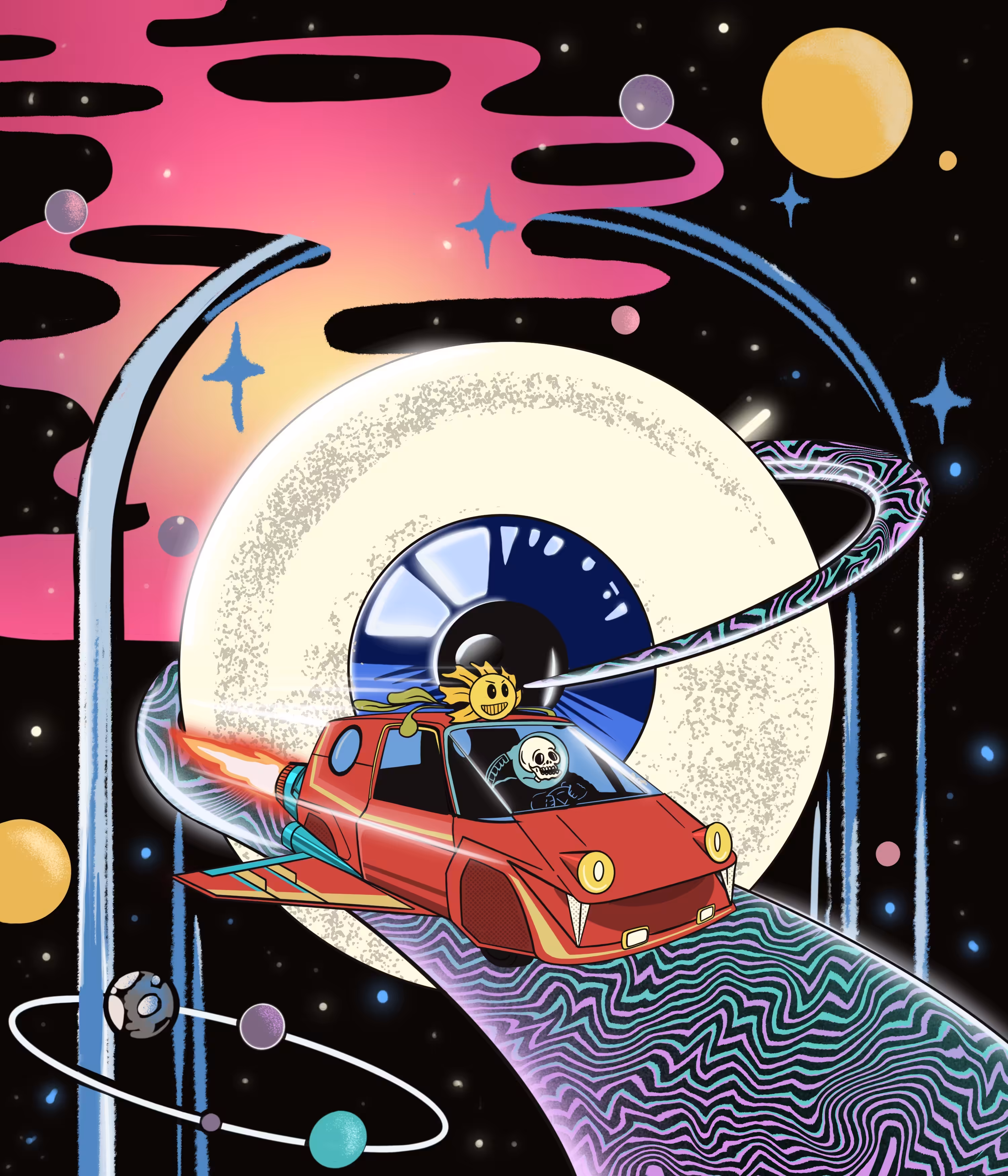 Racing on the moon