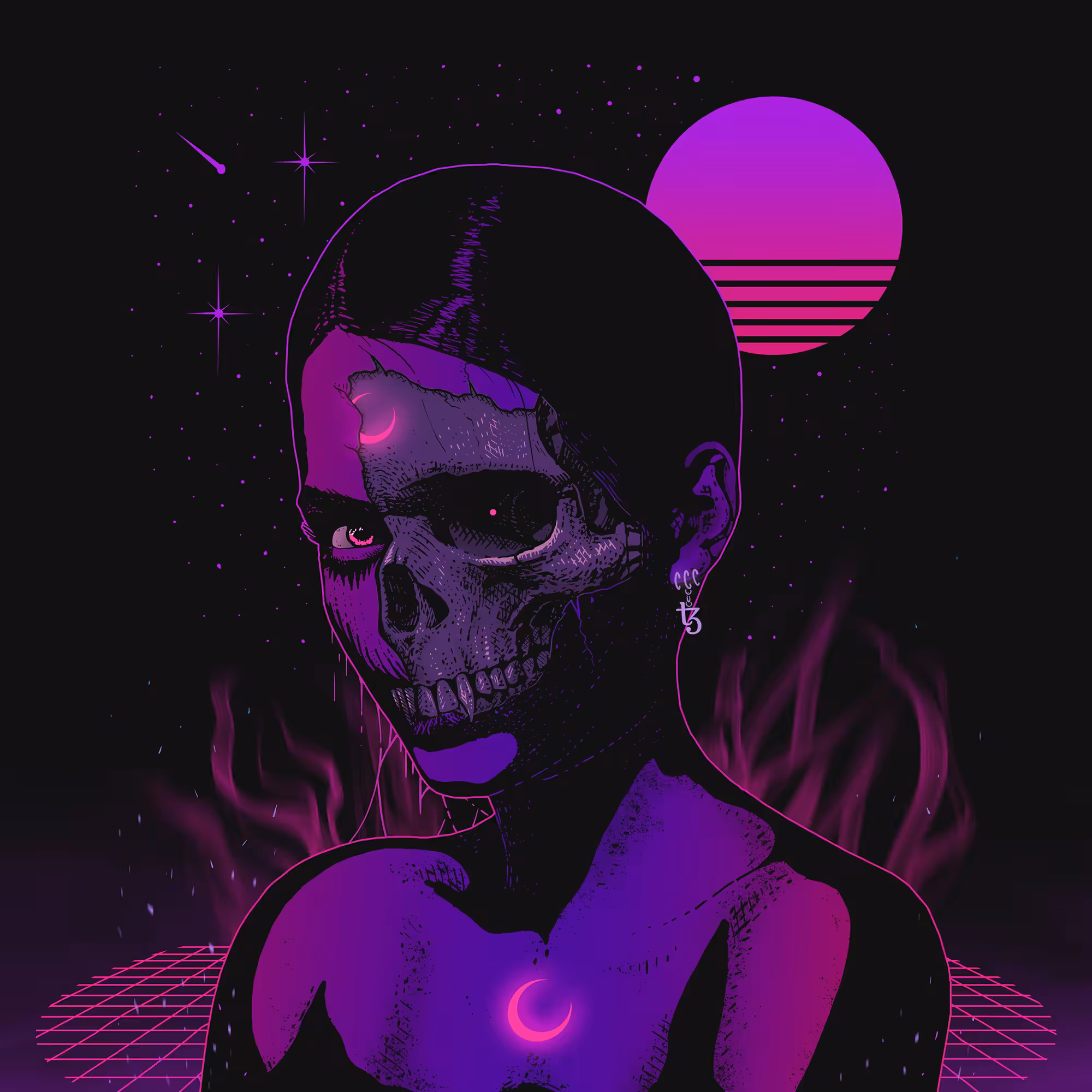NEON OBJKTs: NEON DEMONESS