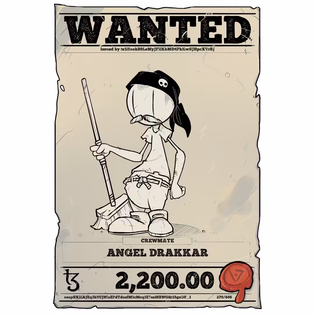 ANGEL DRAKKAR | TEZOS PIRATE 270/666