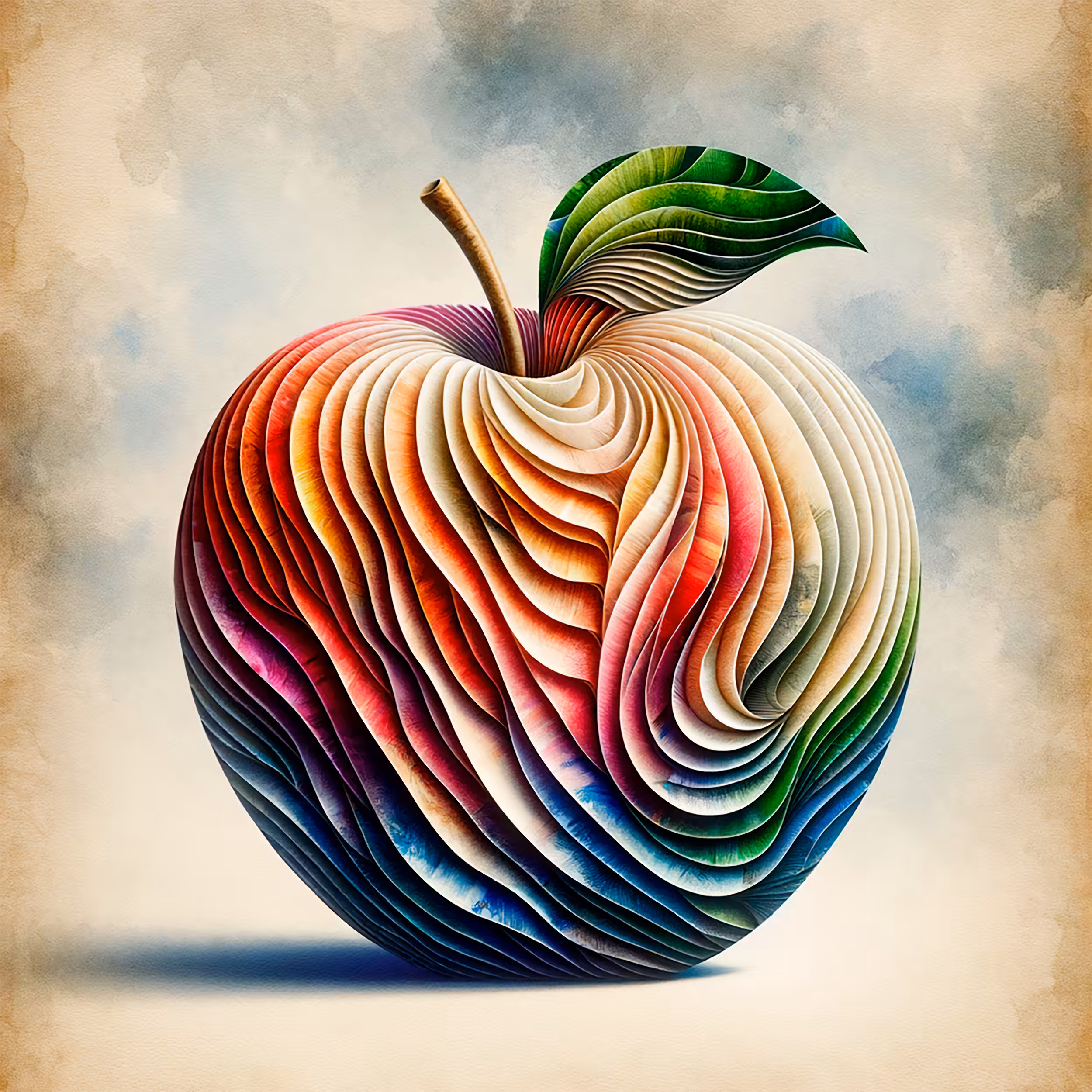 Nouveau Decoupage Dreams - The Apple Reimagined