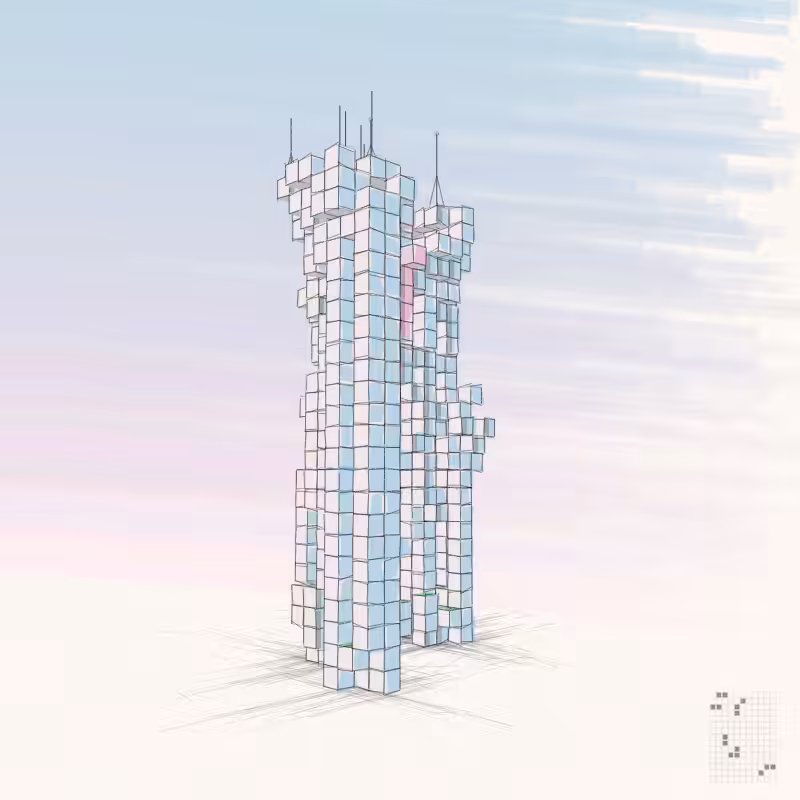 Cellular Skyscrapers #173