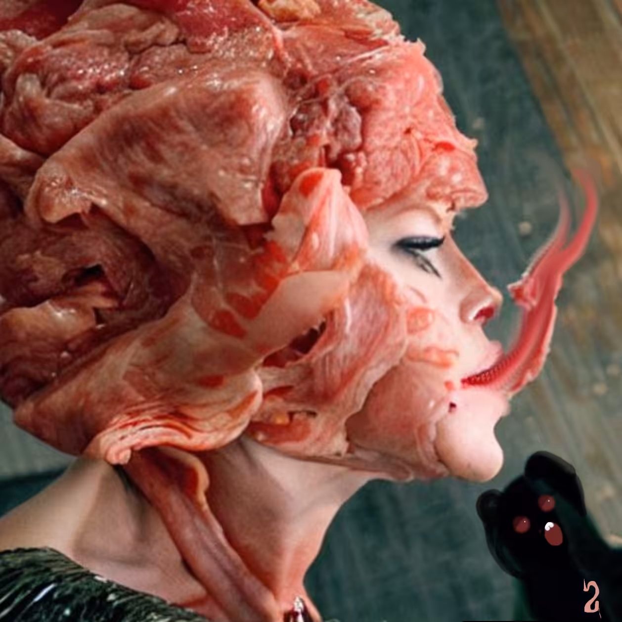 Meat Headdress