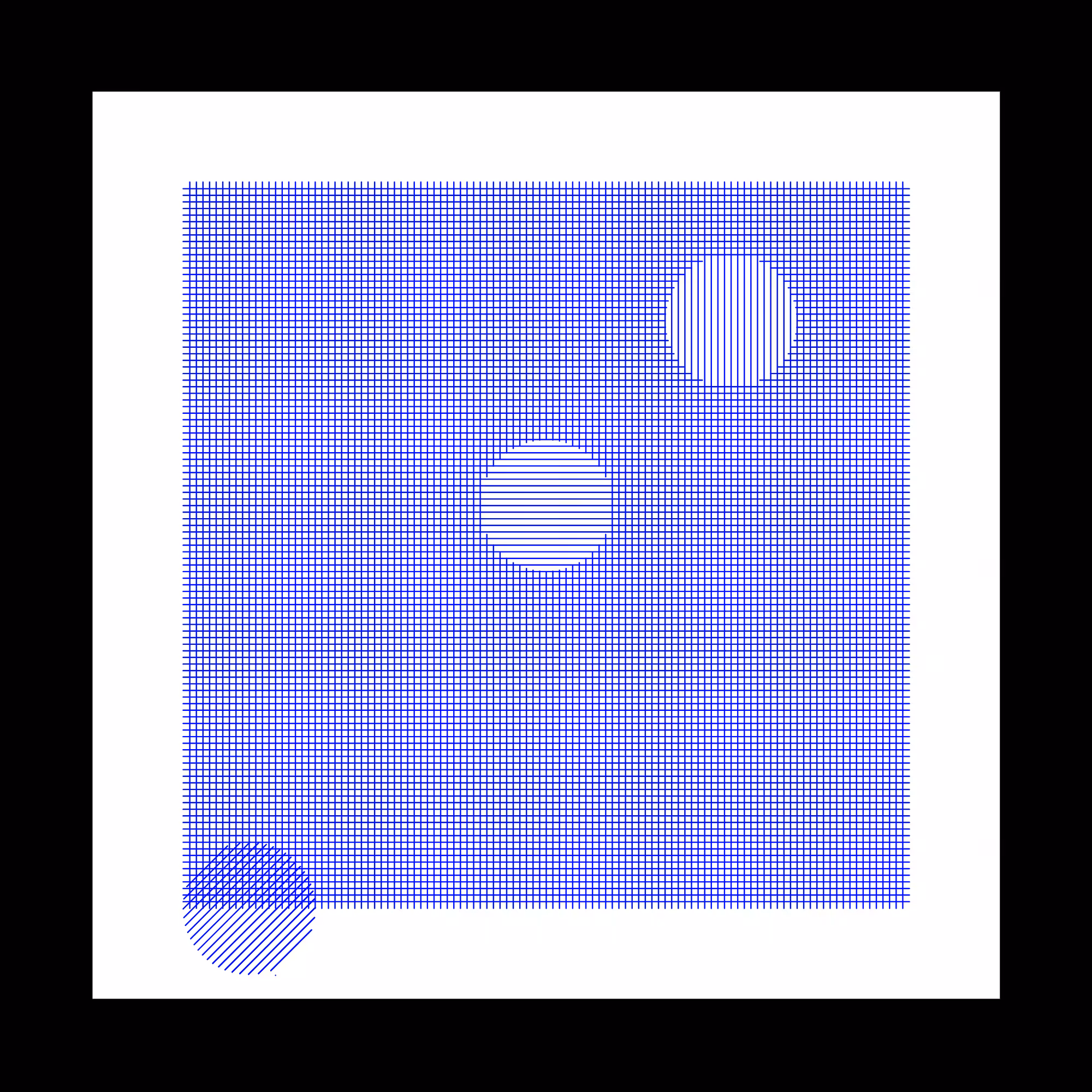 horizontales, verticales et un rond #1