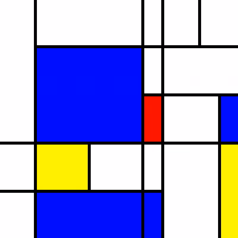 compositioninredblueandyellow.art, (NFT) #38