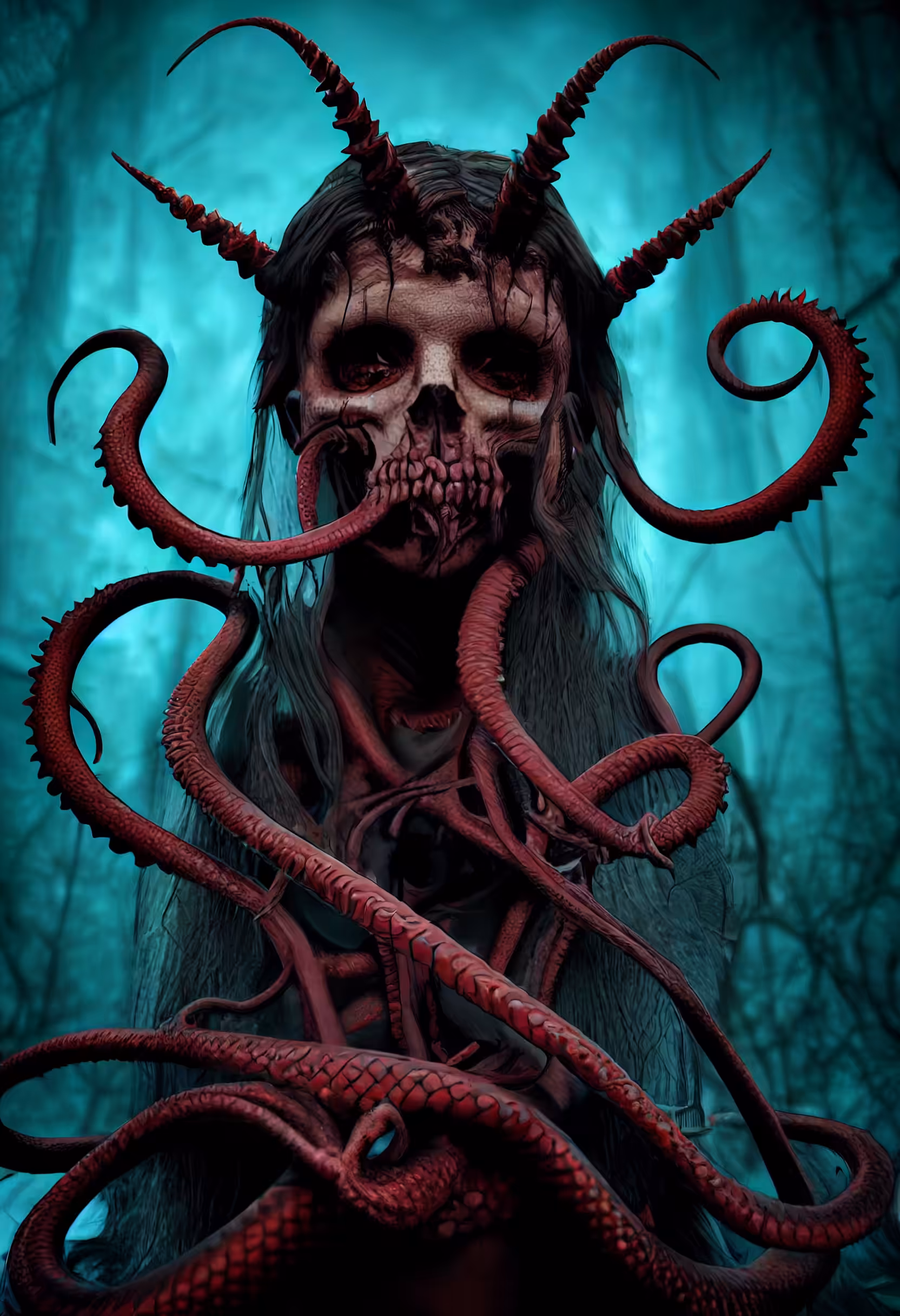 Human Skull Warlock #6