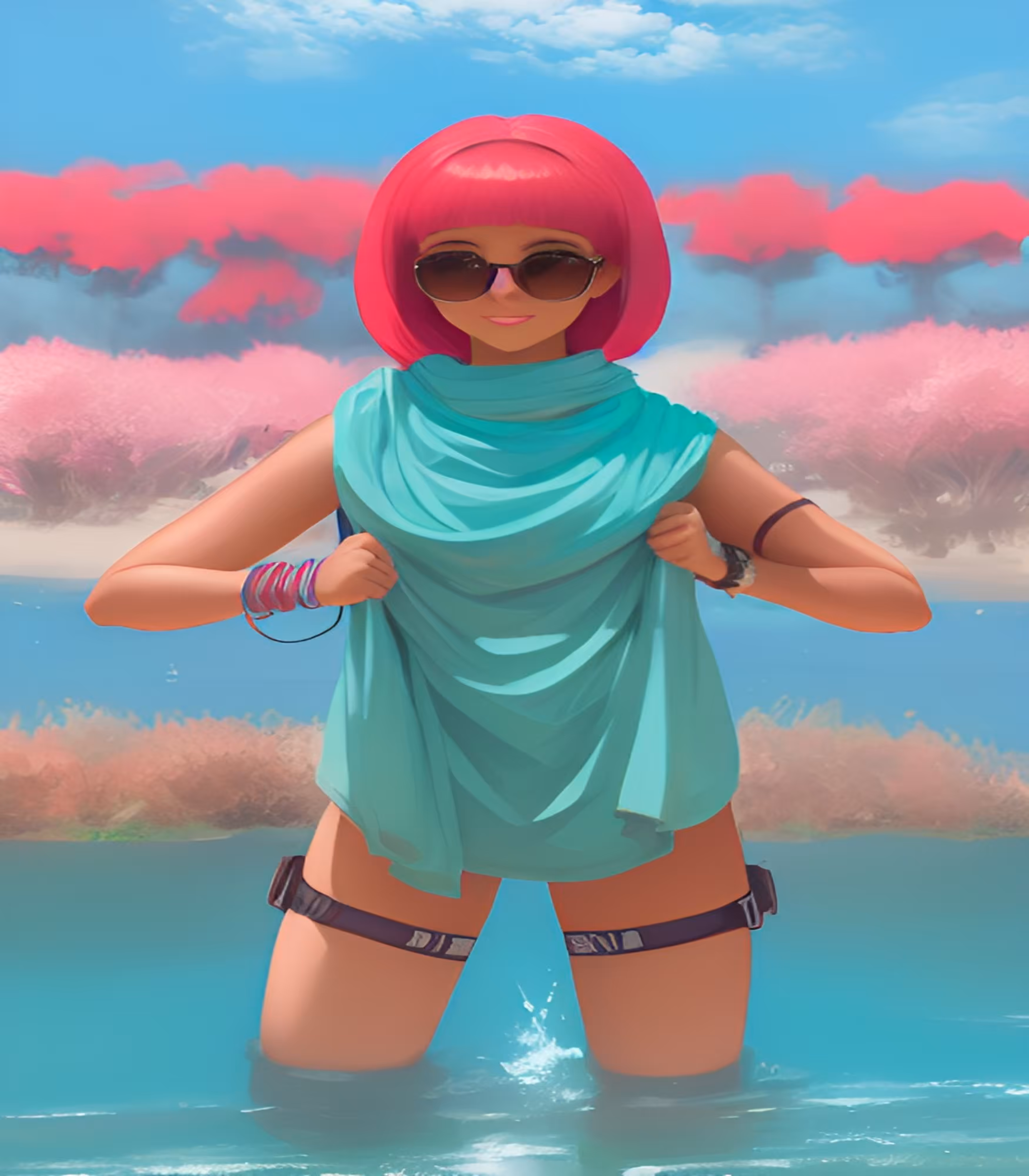 Keep the dress dry