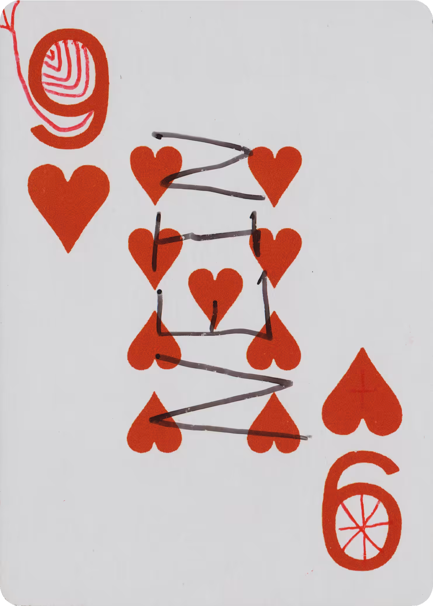 9 of Hearts - Deck of Demise