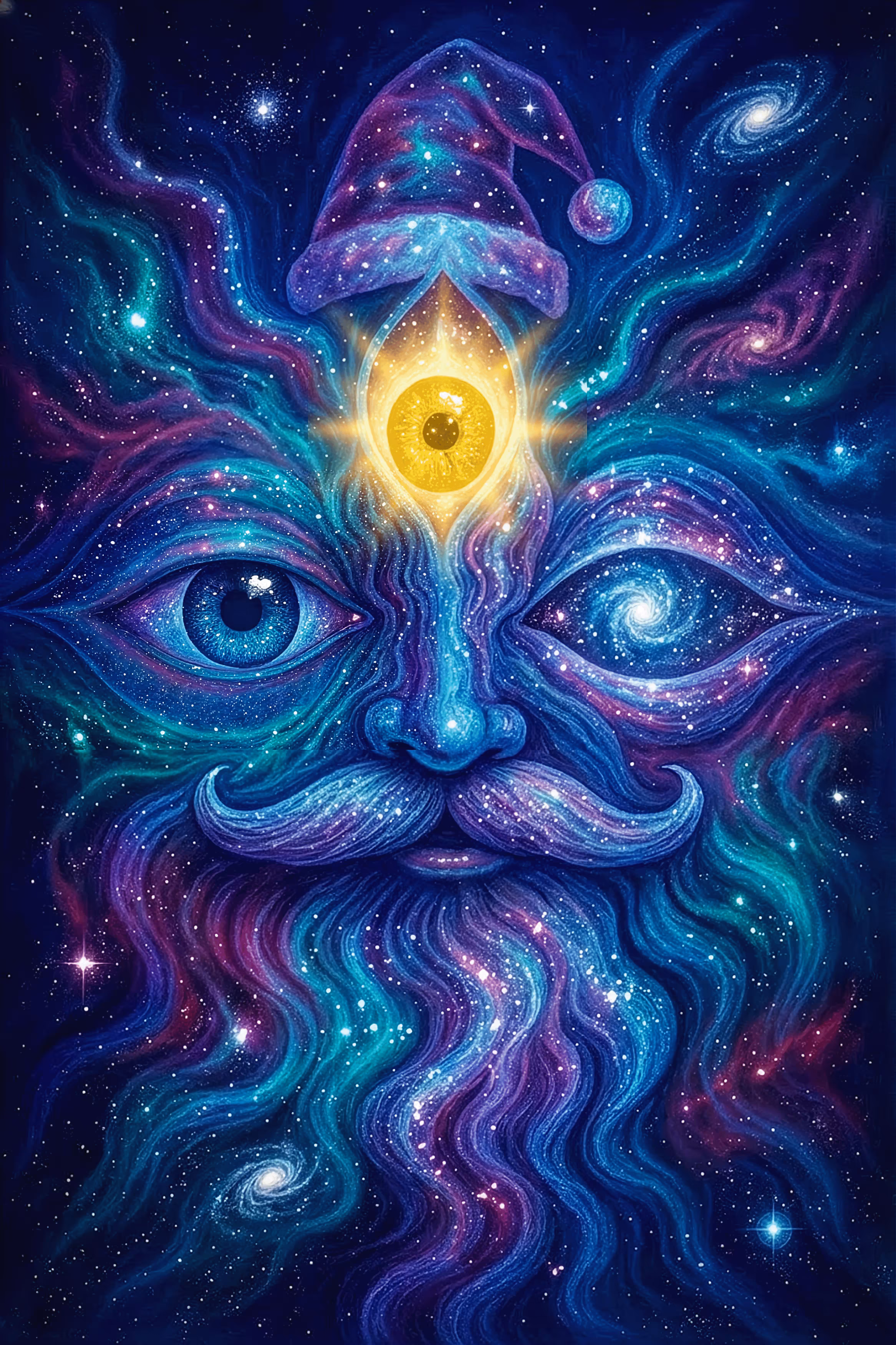 Face Wallpaper: Santa Divine Eye