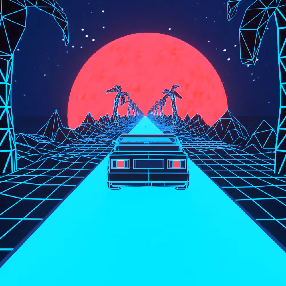 Retro Space Road