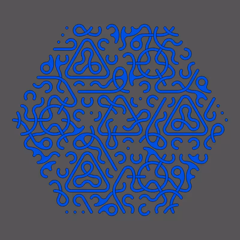 Threefold Symmetry - Dark Variations #260