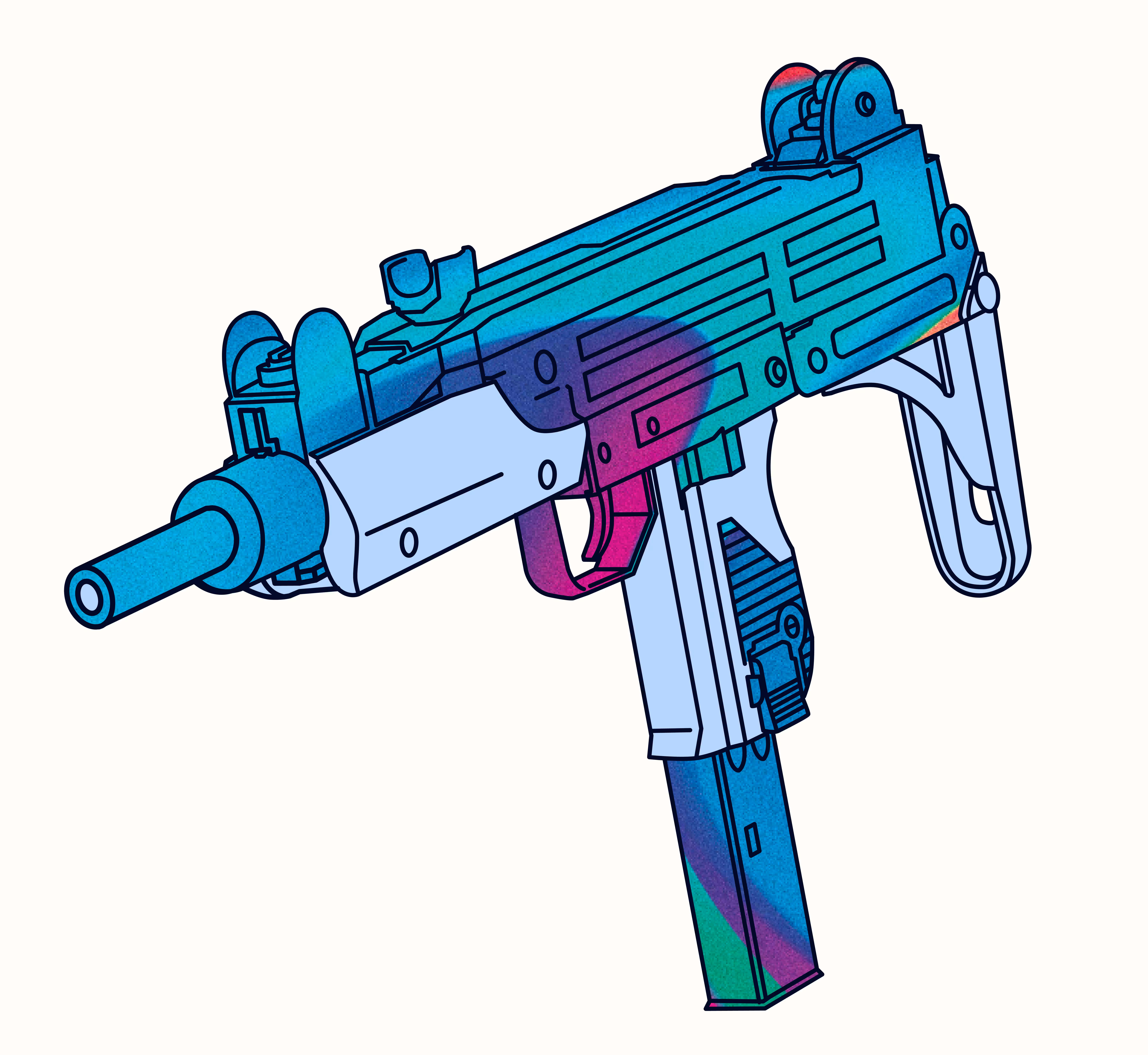 Krypto Gun - Uzi - Reactive Ocean 1/1