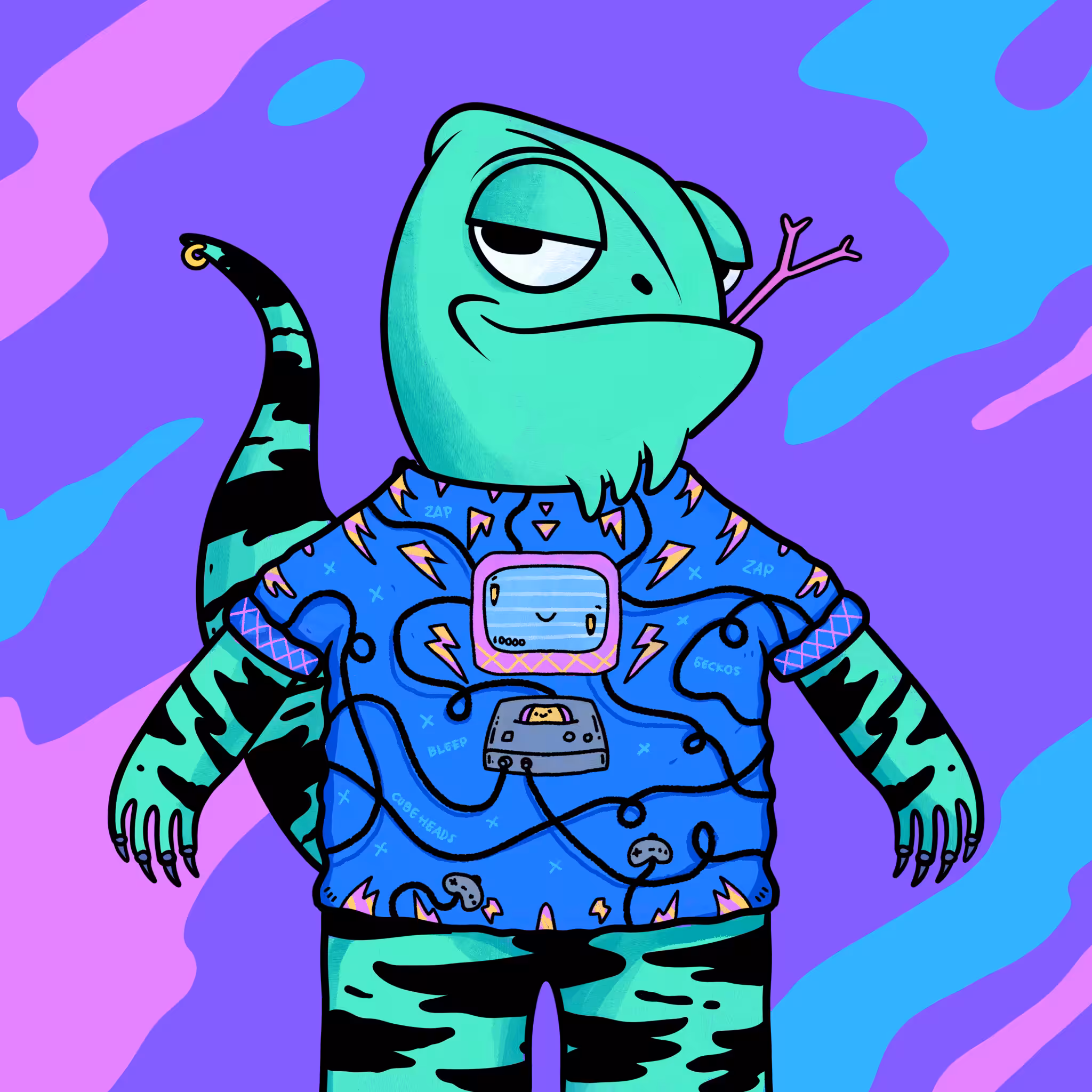 Cyber Gecko Gang x Tezzards