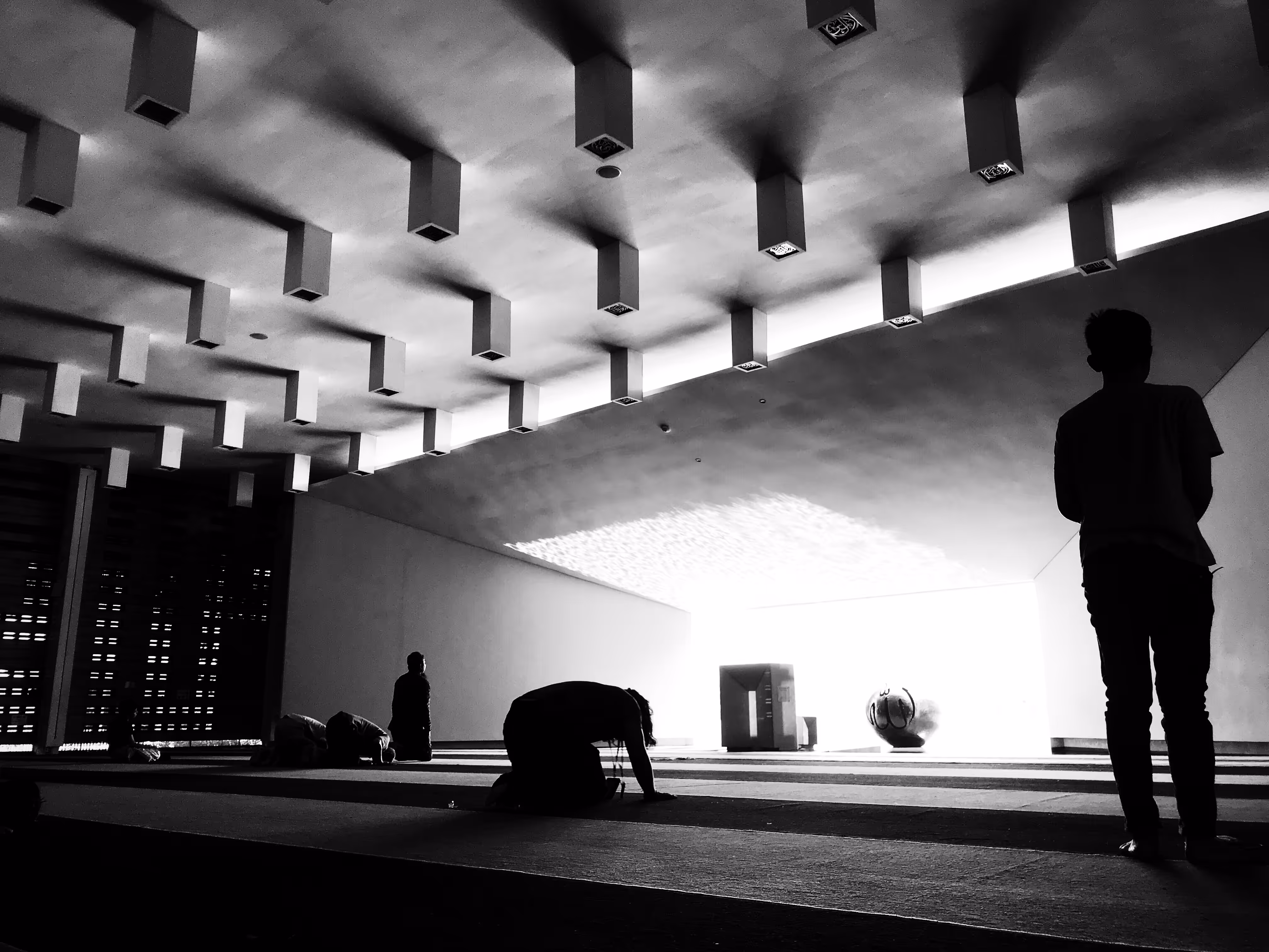 Pray to God downstair to the Light