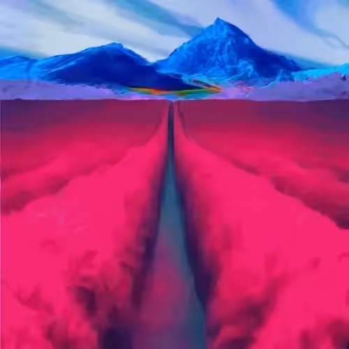 Generated Glitch Landscapes: Generated Glitch Landscape #345