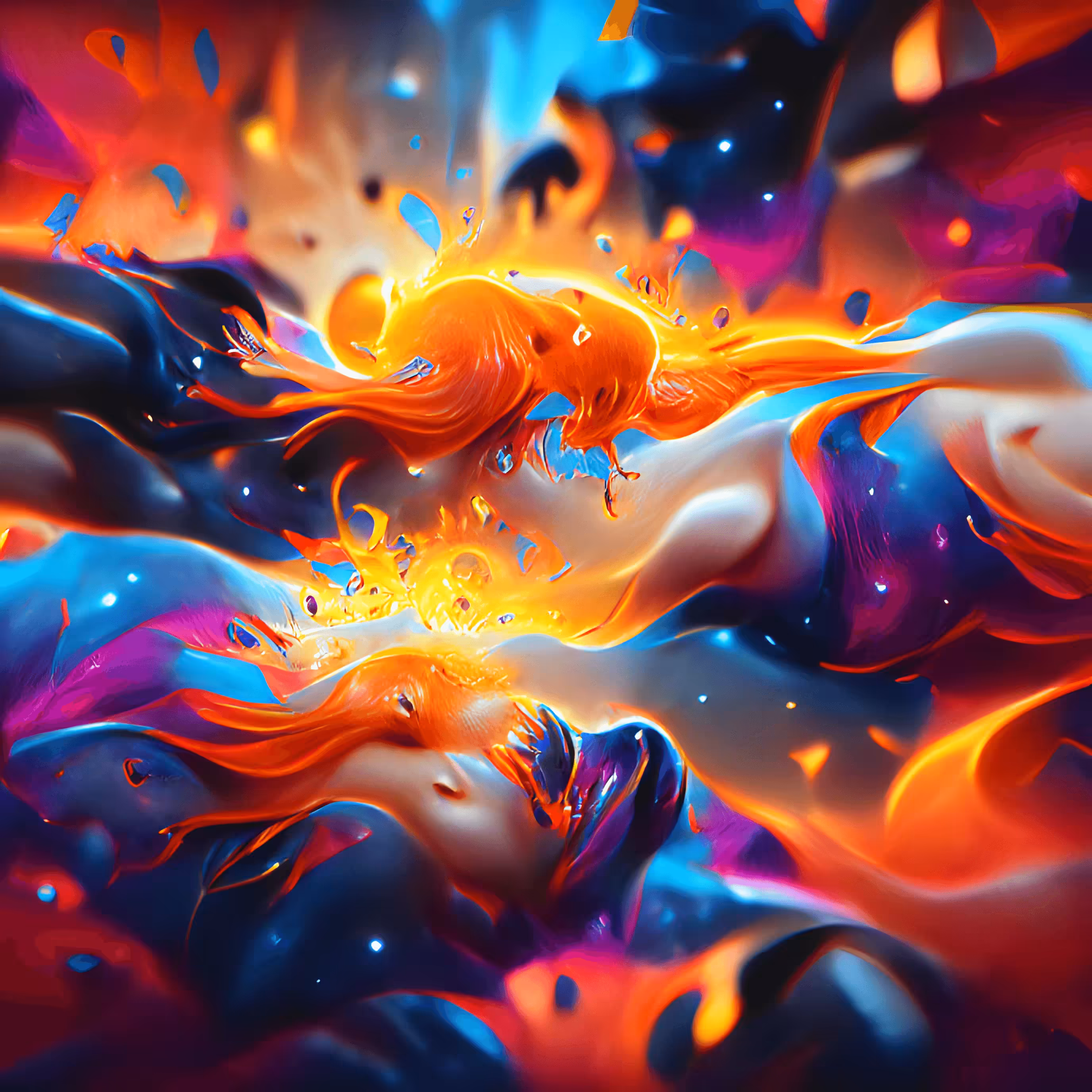 Where Fiery Galaxies Collide