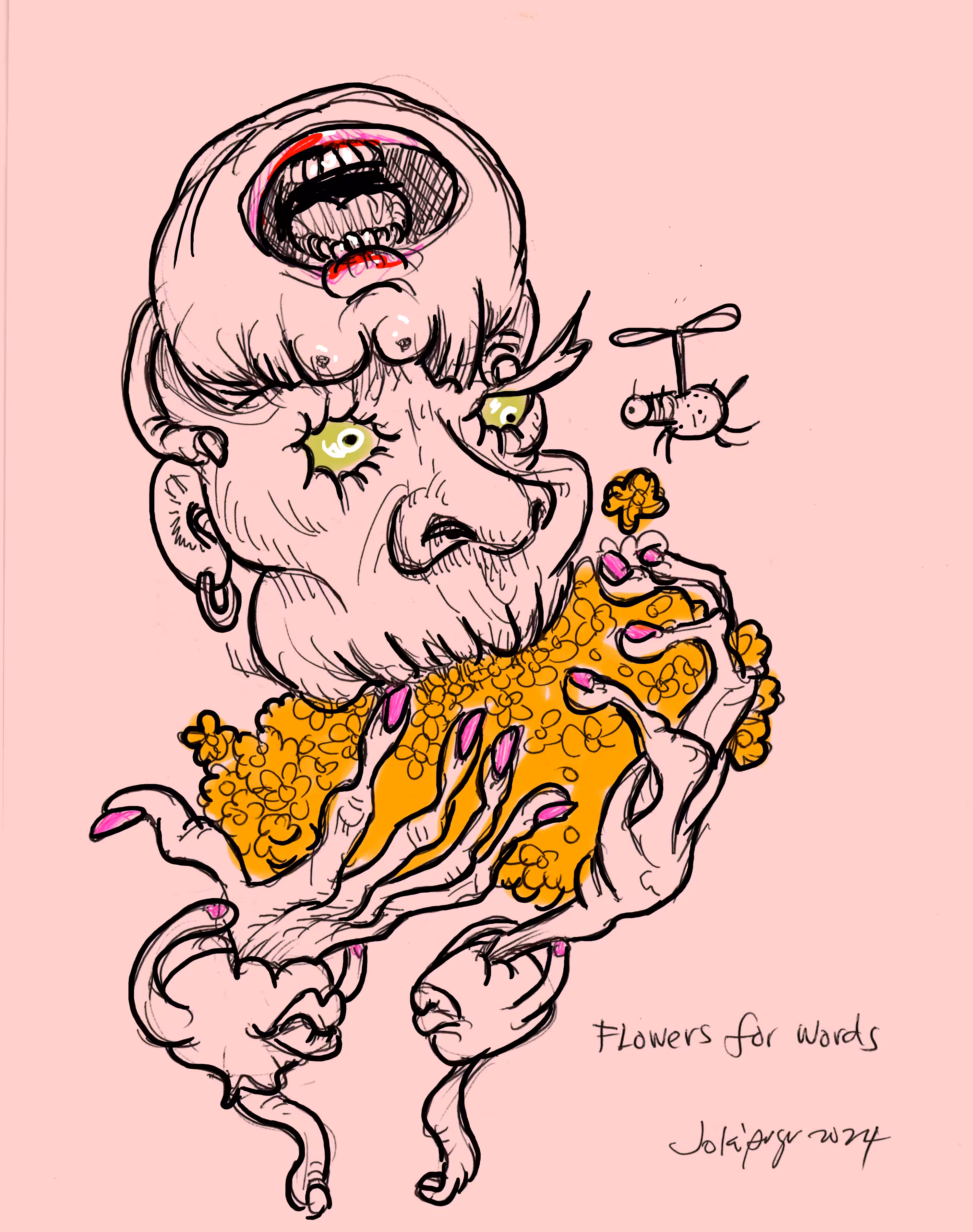 eVerYdaY iz TezDay: flowers for words