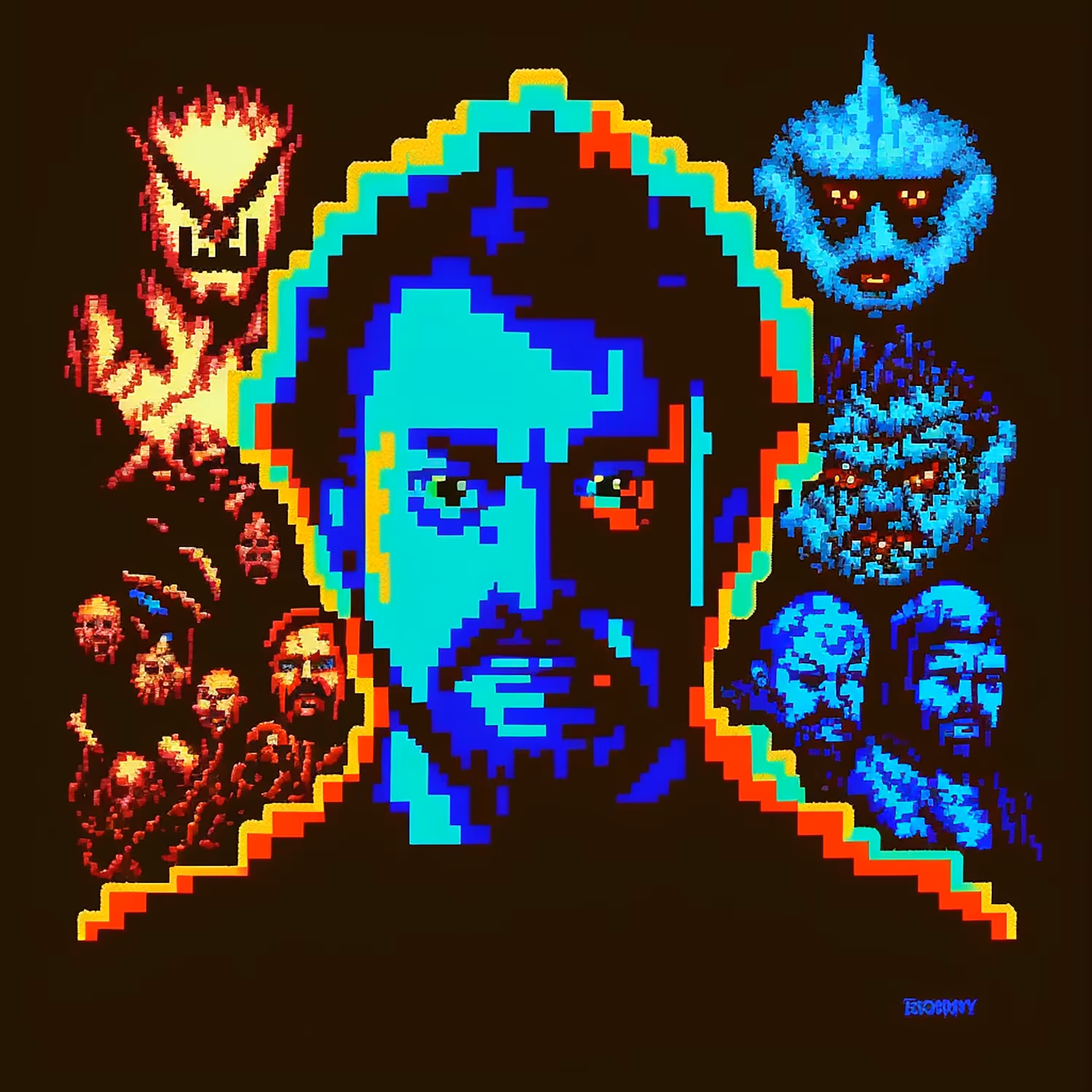 Pixel Game Posters #177