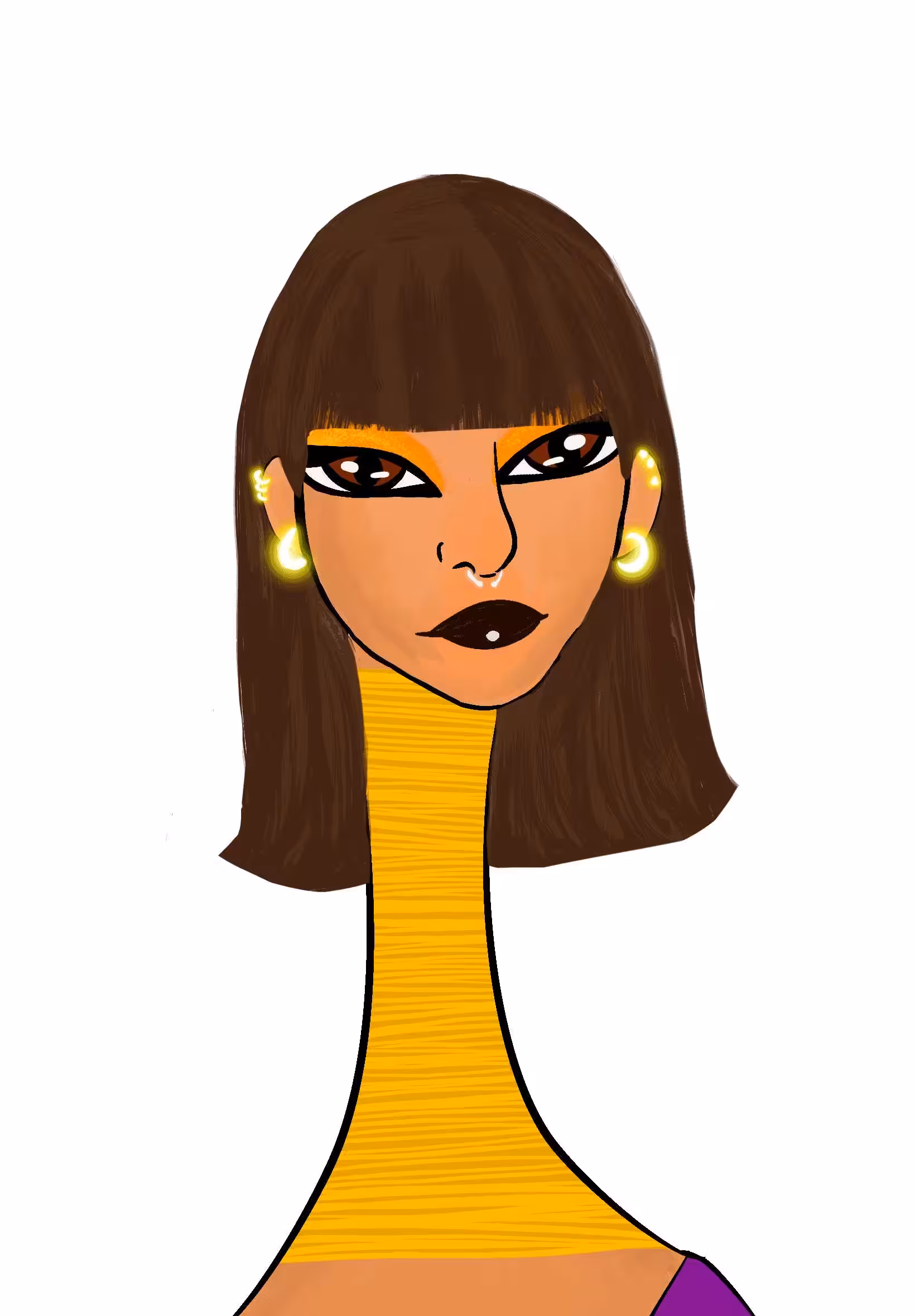 Long Neckie Ladies: Long Neckie Lady #203