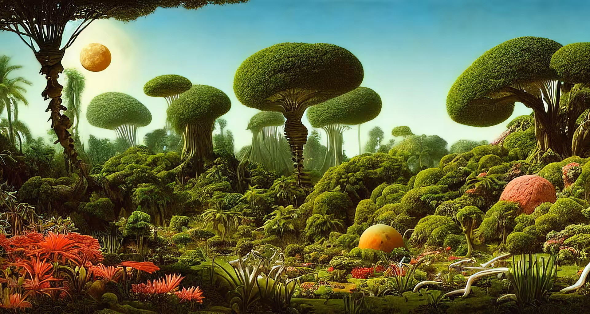 A new day on a distant little planet